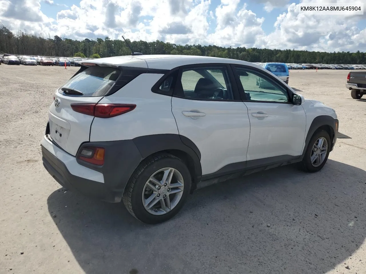 2021 Hyundai Kona Se VIN: KM8K12AA8MU645904 Lot: 69109594