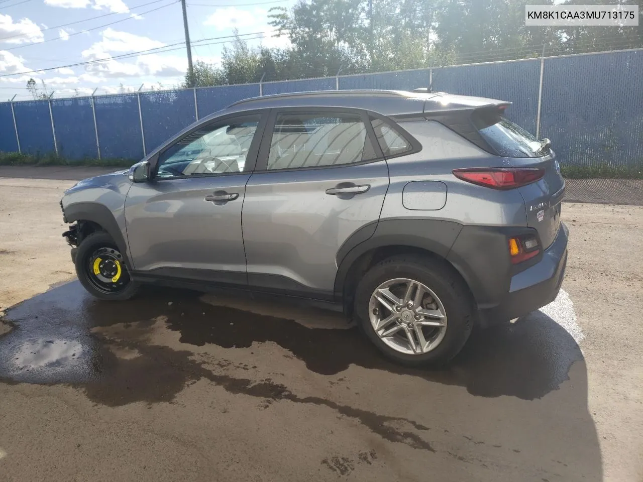 KM8K1CAA3MU713175 2021 Hyundai Kona Se