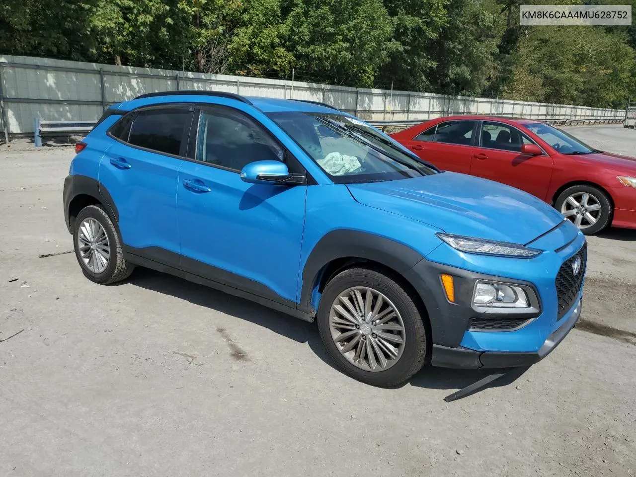 2021 Hyundai Kona Sel Plus VIN: KM8K6CAA4MU628752 Lot: 69837694