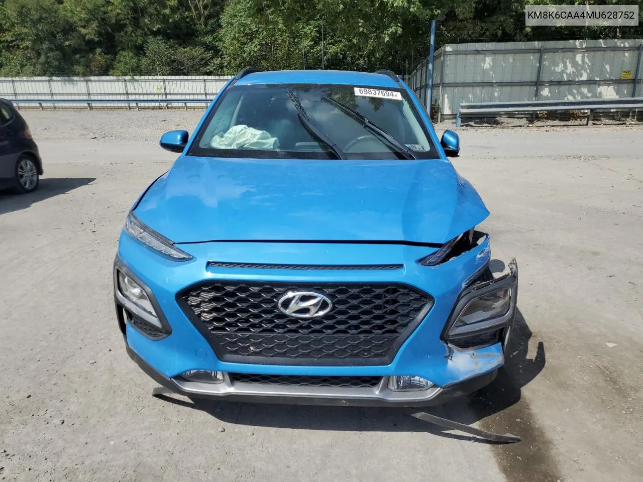 2021 Hyundai Kona Sel Plus VIN: KM8K6CAA4MU628752 Lot: 69837694