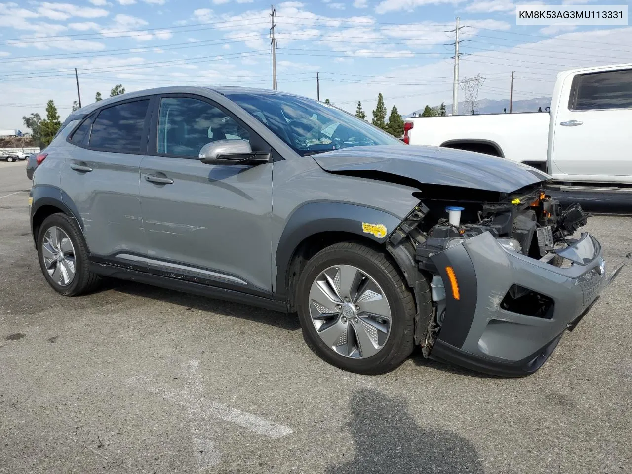 KM8K53AG3MU113331 2021 Hyundai Kona Ultimate