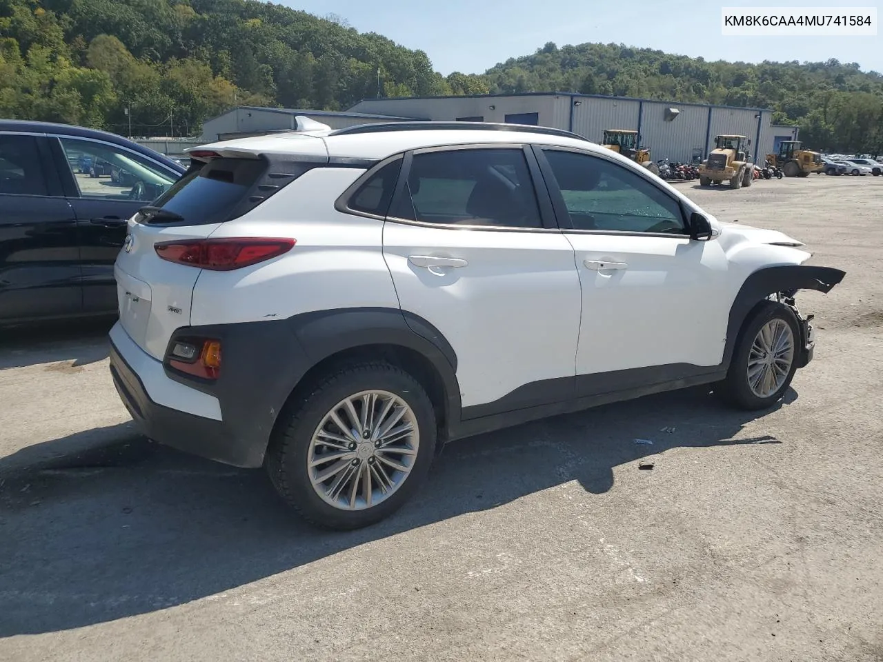 KM8K6CAA4MU741584 2021 Hyundai Kona Sel Plus