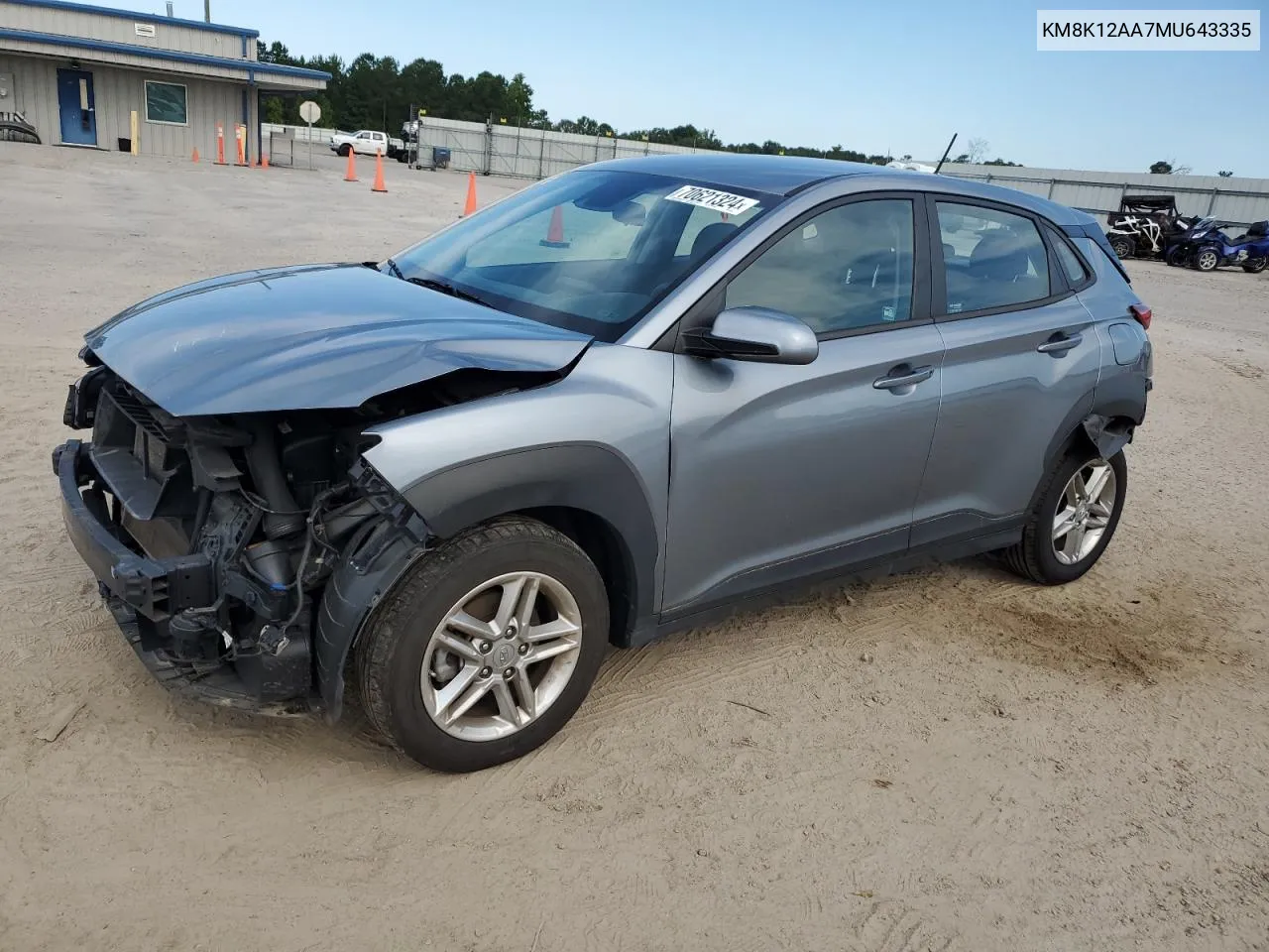 KM8K12AA7MU643335 2021 Hyundai Kona Se