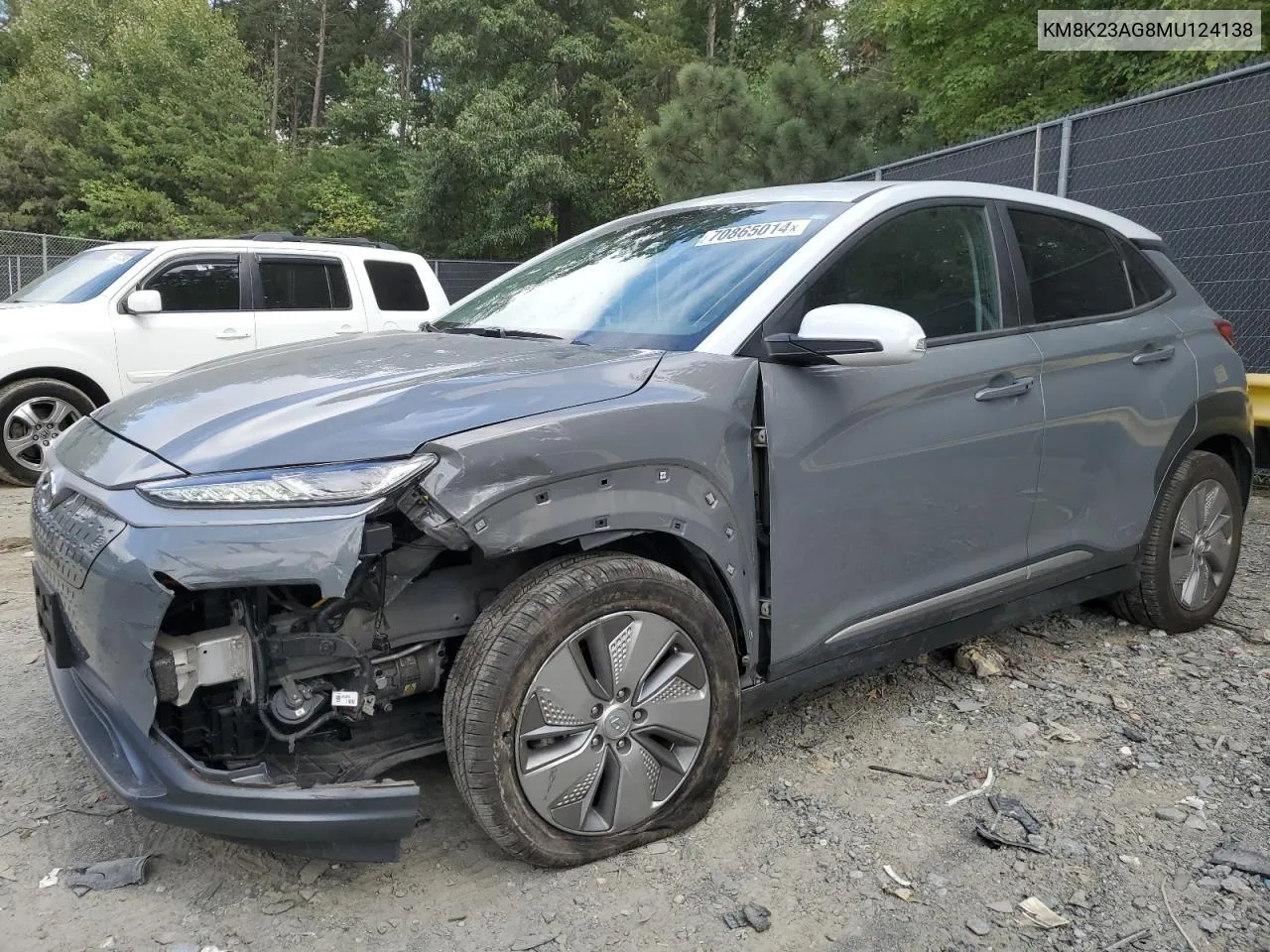 KM8K23AG8MU124138 2021 Hyundai Kona Sel