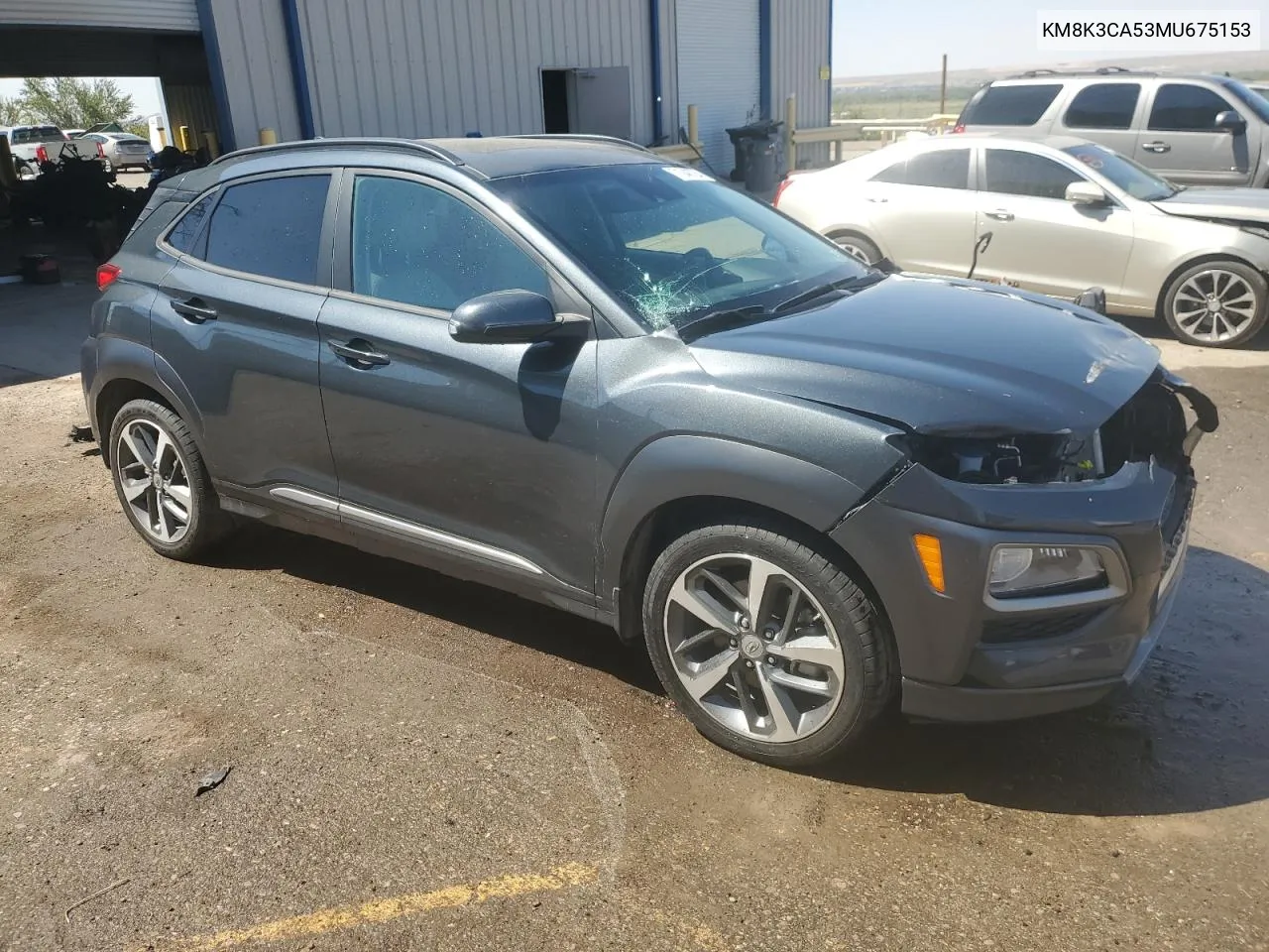 2021 Hyundai Kona Limited VIN: KM8K3CA53MU675153 Lot: 71048724