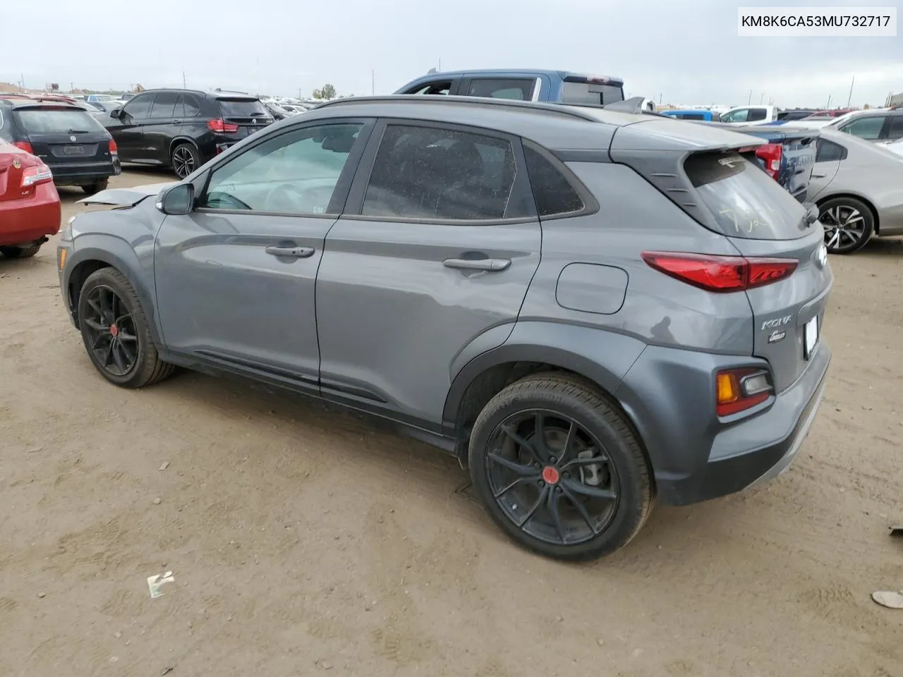 2021 Hyundai Kona Night VIN: KM8K6CA53MU732717 Lot: 71292144