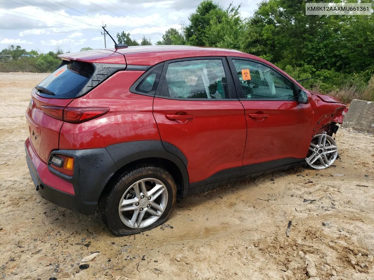 KM8K12AAXMU661361 2021 Hyundai Kona Se