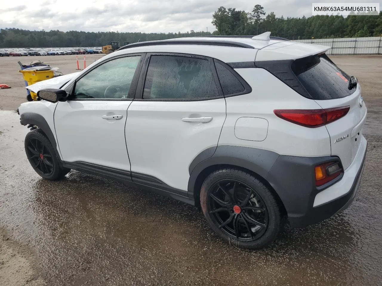 2021 Hyundai Kona Night VIN: KM8K63A54MU681311 Lot: 71481134