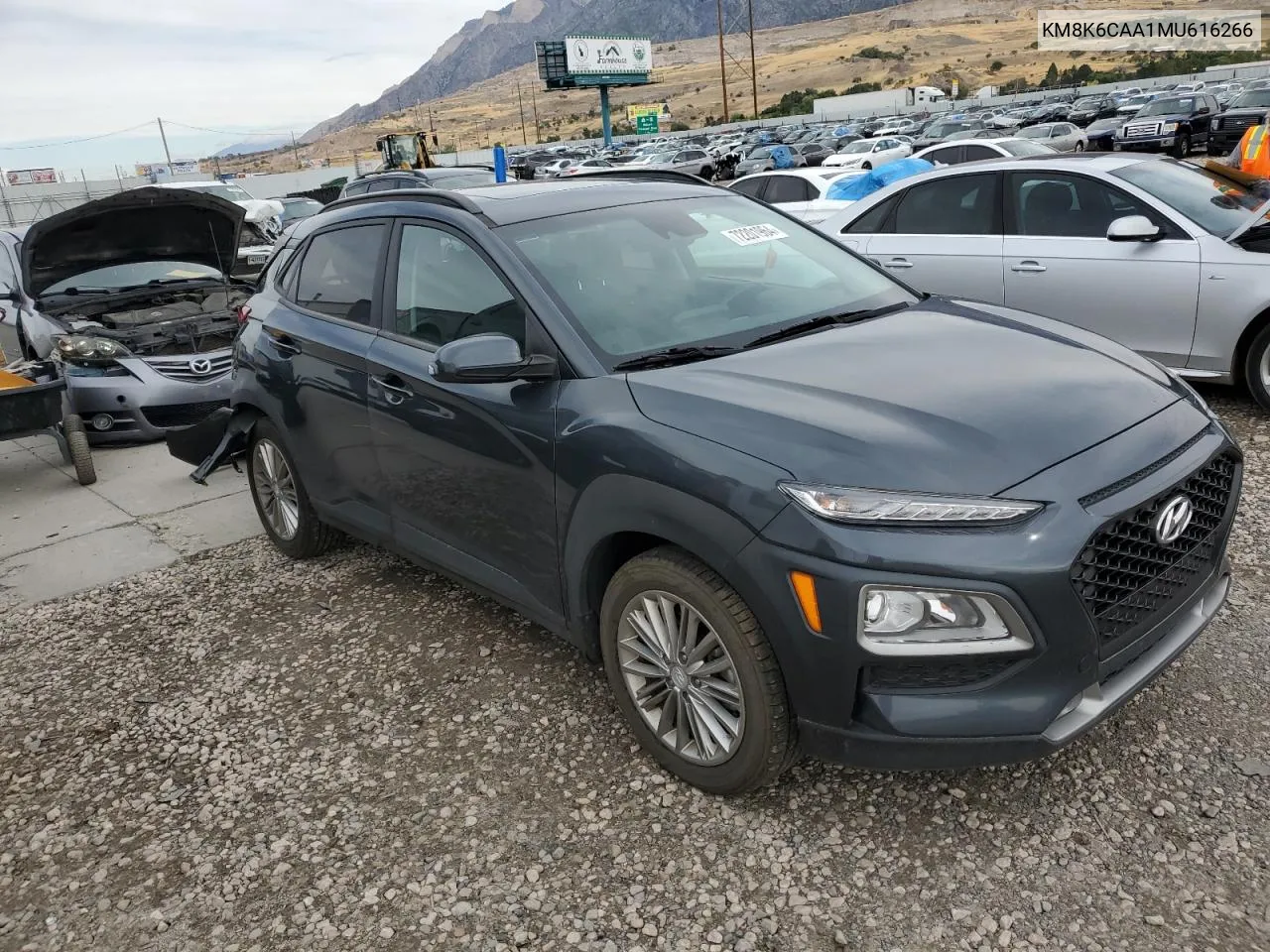 2021 Hyundai Kona Sel Plus VIN: KM8K6CAA1MU616266 Lot: 72201964