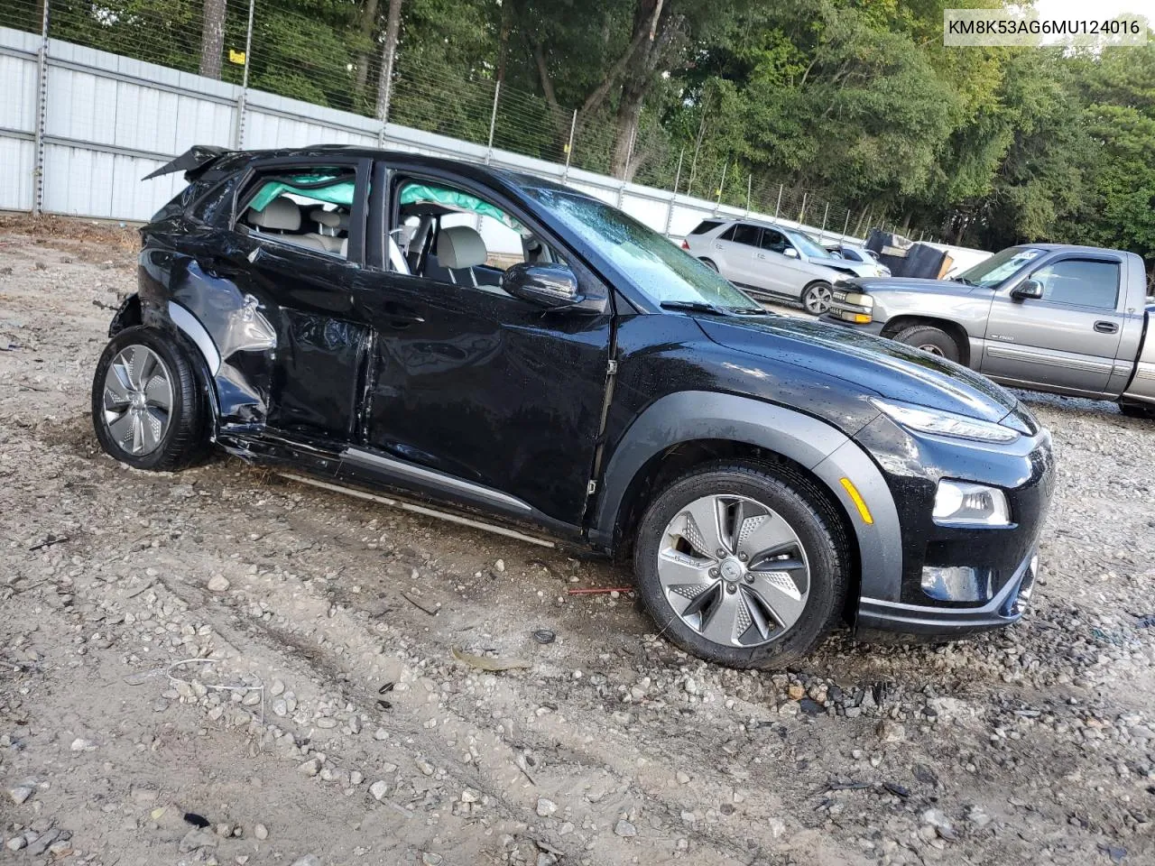 2021 Hyundai Kona Ultimate VIN: KM8K53AG6MU124016 Lot: 72202894