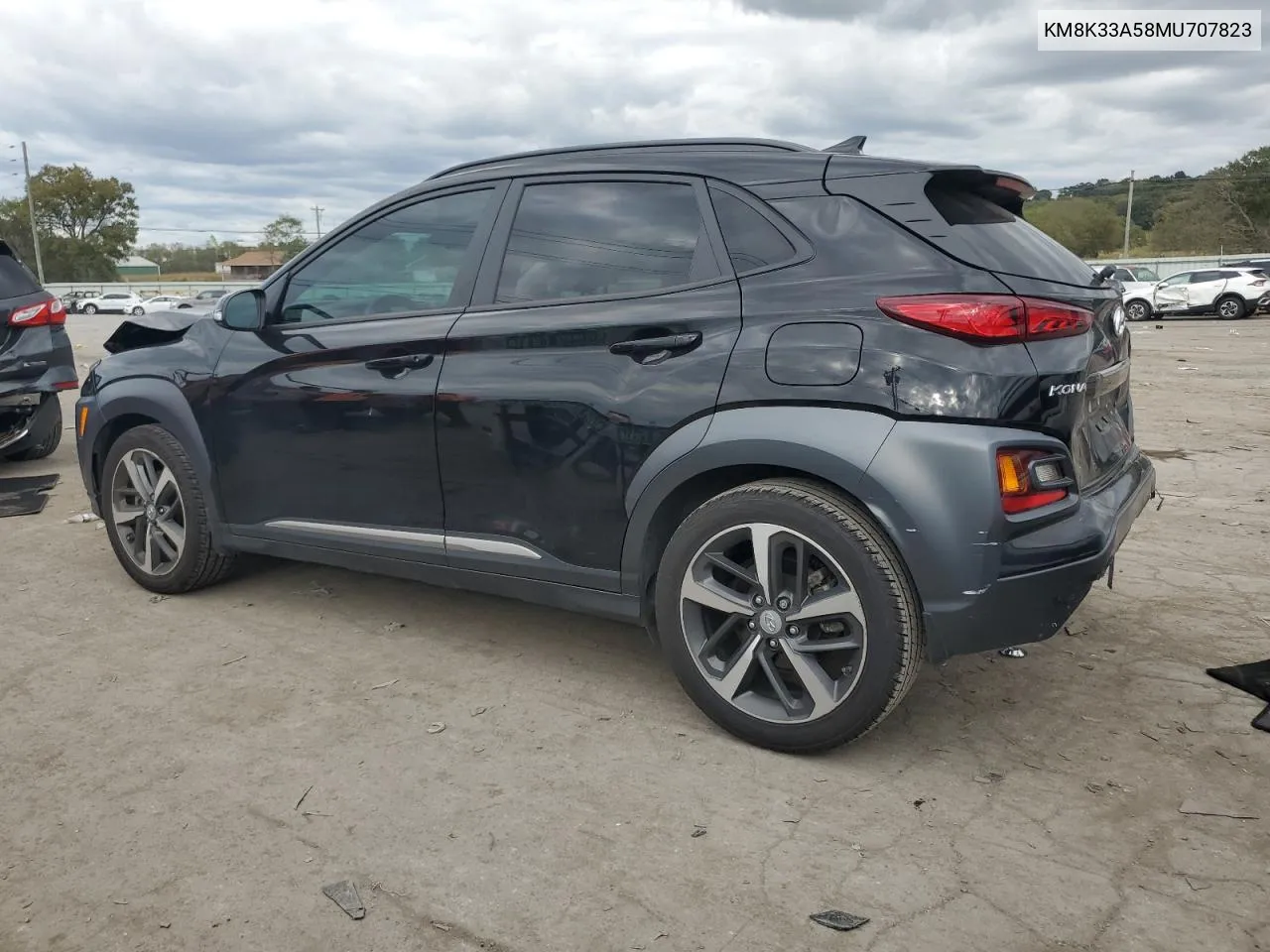 2021 Hyundai Kona Limited VIN: KM8K33A58MU707823 Lot: 72263674