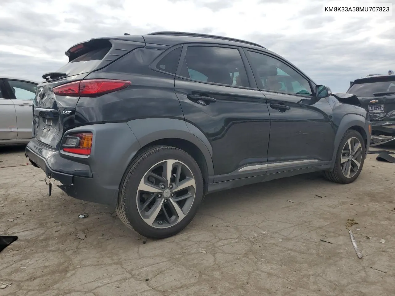 KM8K33A58MU707823 2021 Hyundai Kona Limited