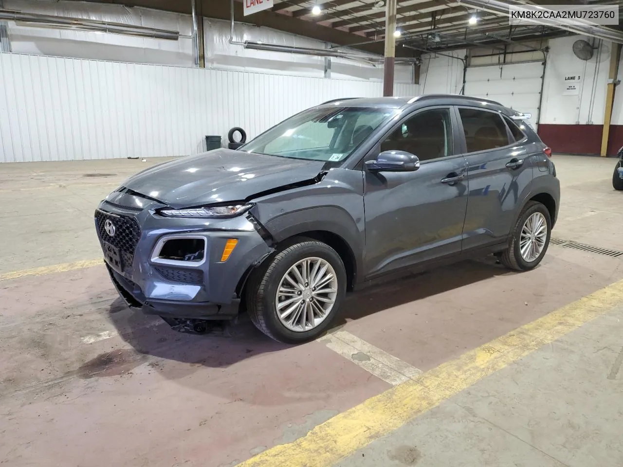 2021 Hyundai Kona Sel VIN: KM8K2CAA2MU723760 Lot: 72553644