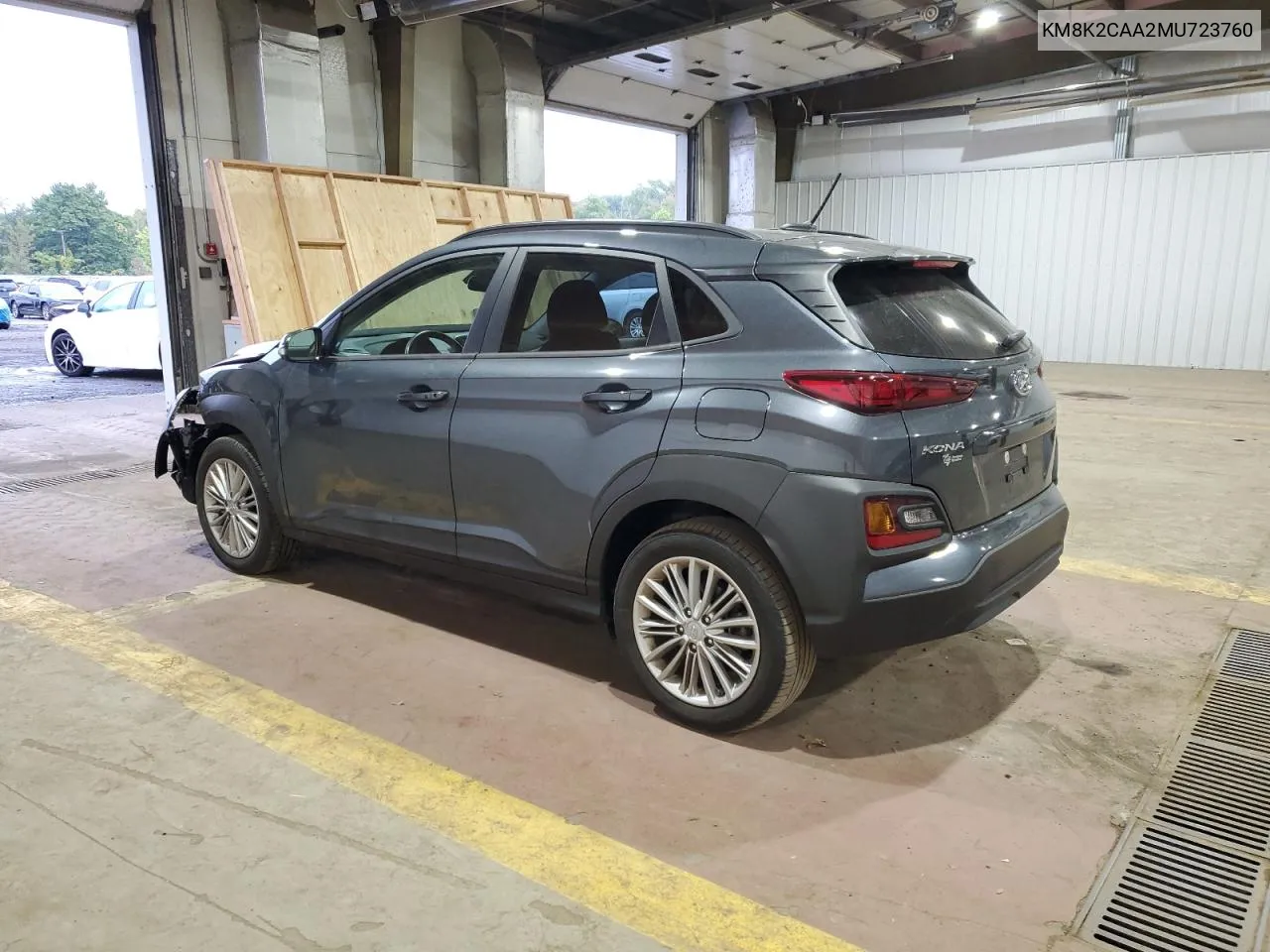 2021 Hyundai Kona Sel VIN: KM8K2CAA2MU723760 Lot: 72553644