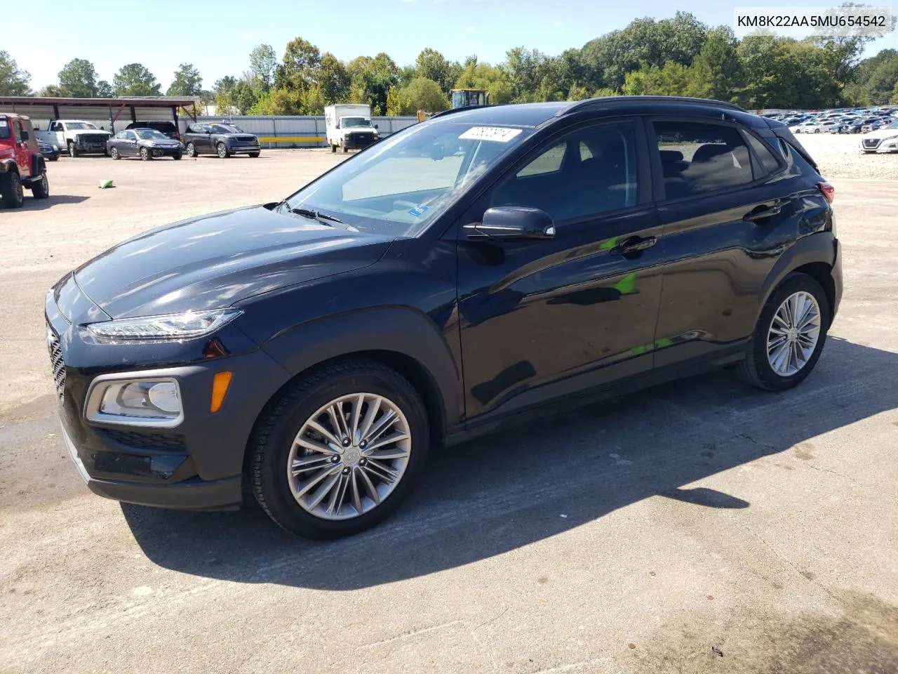 2021 Hyundai Kona Sel VIN: KM8K22AA5MU654542 Lot: 72802914