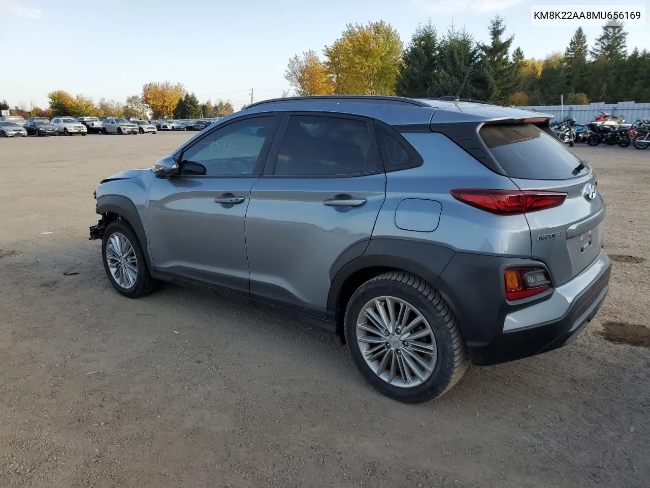 2021 Hyundai Kona Sel VIN: KM8K22AA8MU656169 Lot: 73406384