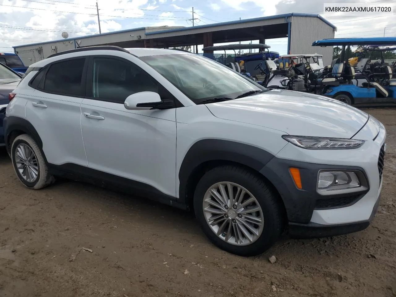 2021 Hyundai Kona Sel VIN: KM8K22AAXMU617020 Lot: 73734504