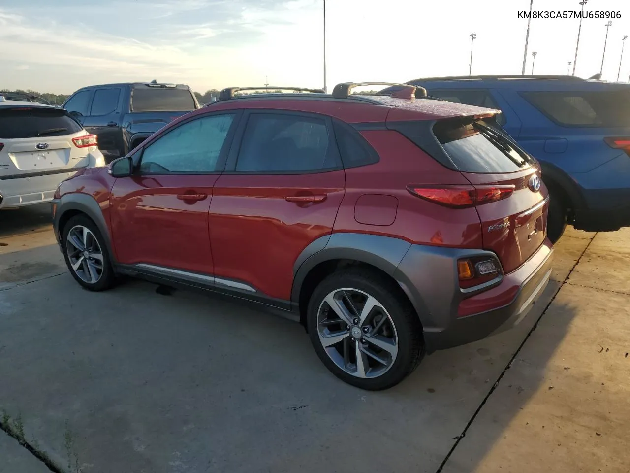 2021 Hyundai Kona Limited VIN: KM8K3CA57MU658906 Lot: 73823674