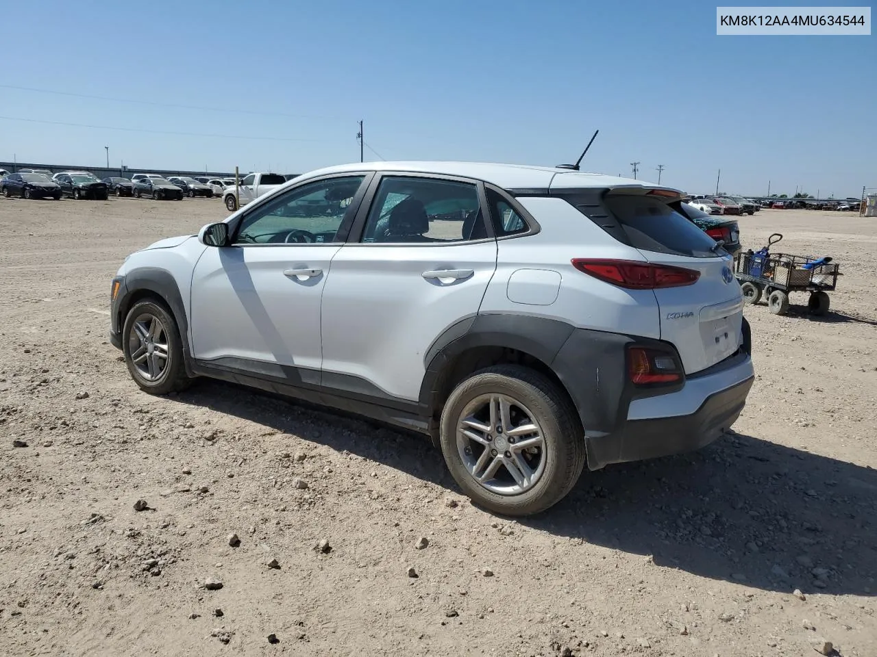 2021 Hyundai Kona Se VIN: KM8K12AA4MU634544 Lot: 74490264