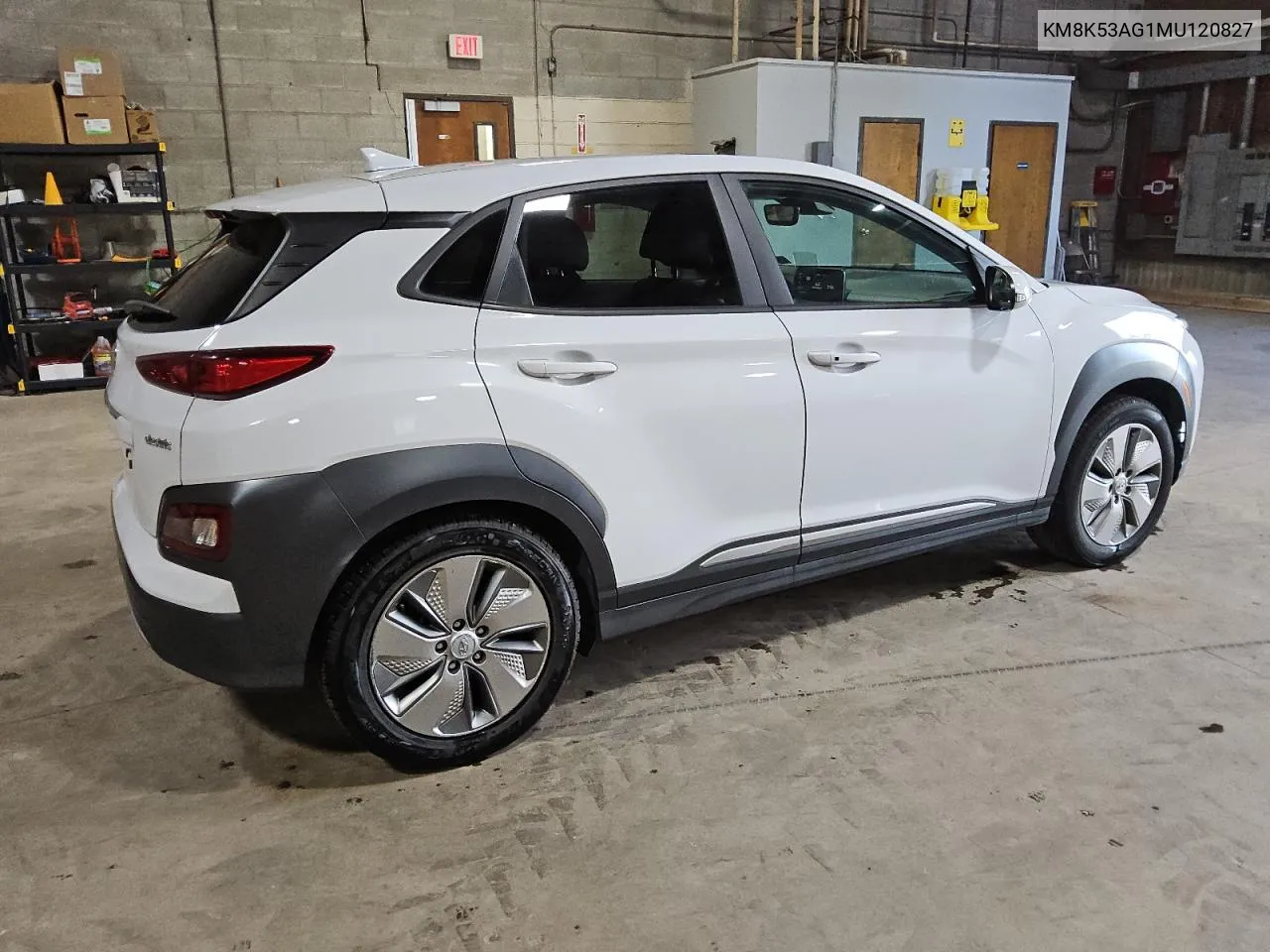 2021 Hyundai Kona Ultimate VIN: KM8K53AG1MU120827 Lot: 74512054