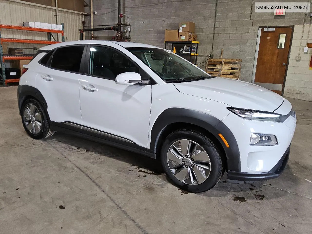 2021 Hyundai Kona Ultimate VIN: KM8K53AG1MU120827 Lot: 74512054