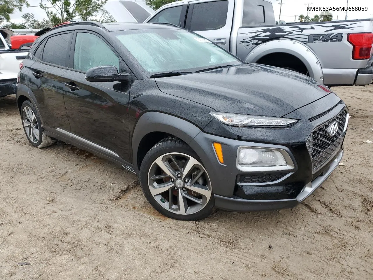 2021 Hyundai Kona Ultimate VIN: KM8K53A56MU668059 Lot: 74790014