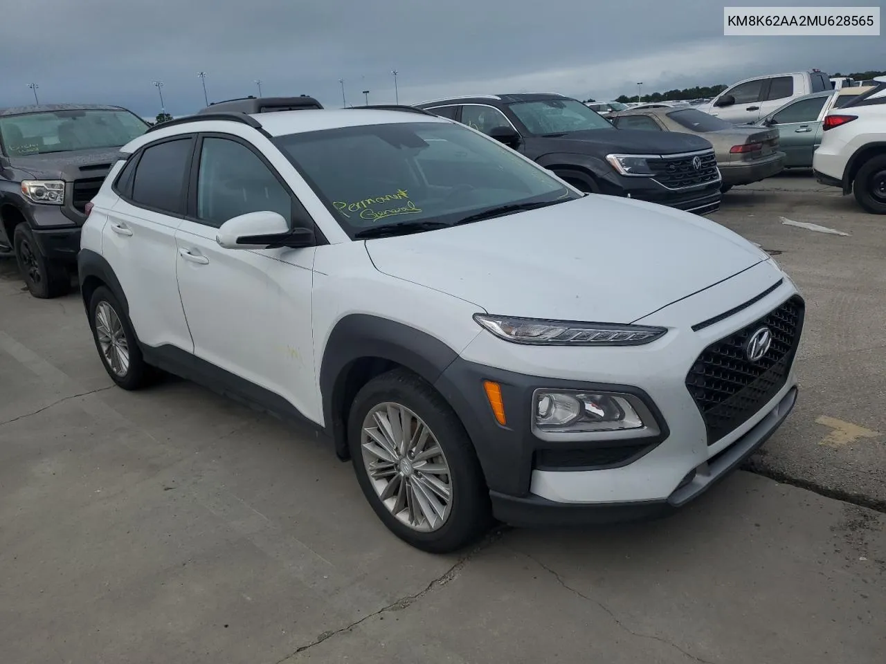 2021 Hyundai Kona Sel Plus VIN: KM8K62AA2MU628565 Lot: 75035194