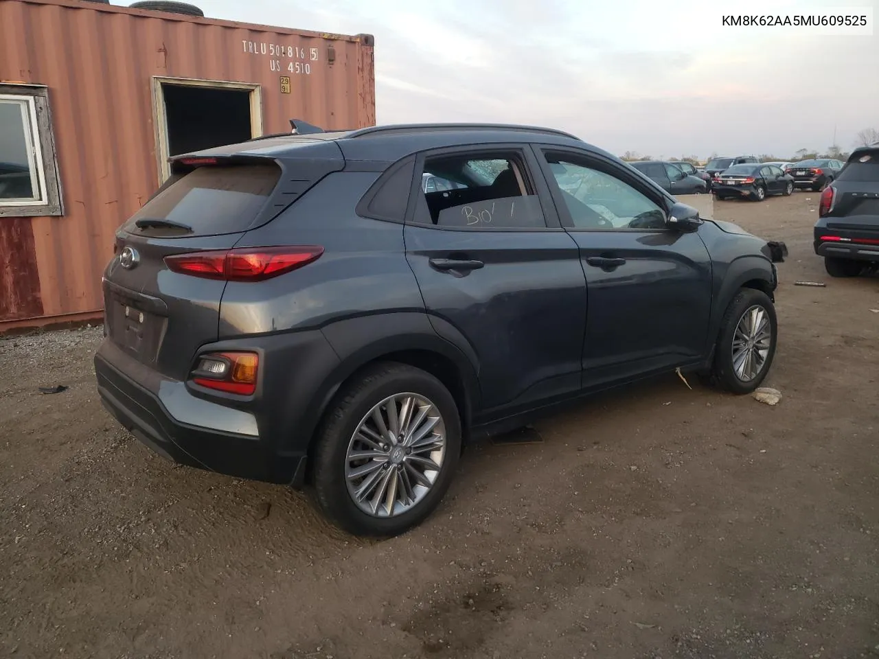 2021 Hyundai Kona Sel Plus VIN: KM8K62AA5MU609525 Lot: 75196424