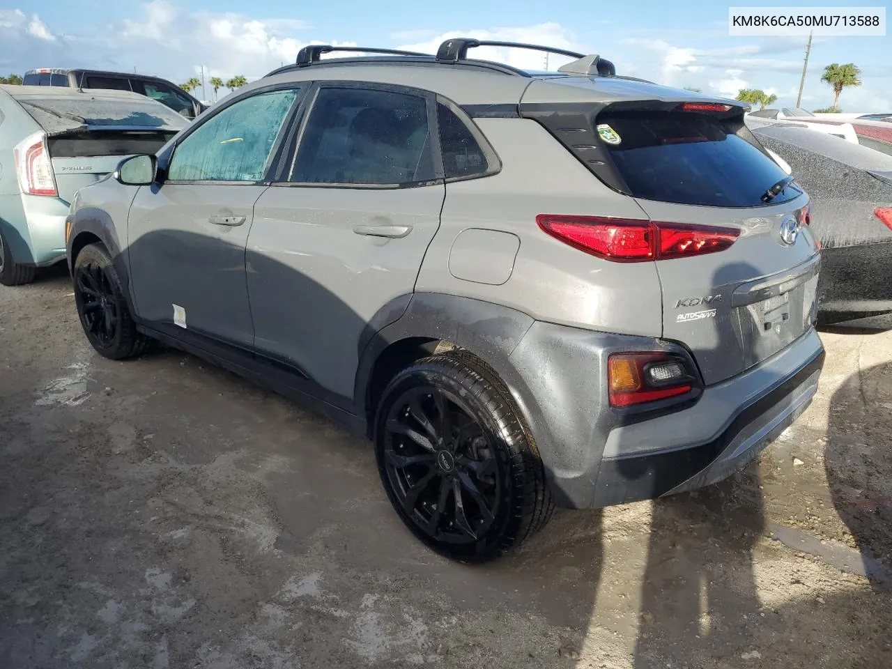 2021 Hyundai Kona Night VIN: KM8K6CA50MU713588 Lot: 75230764