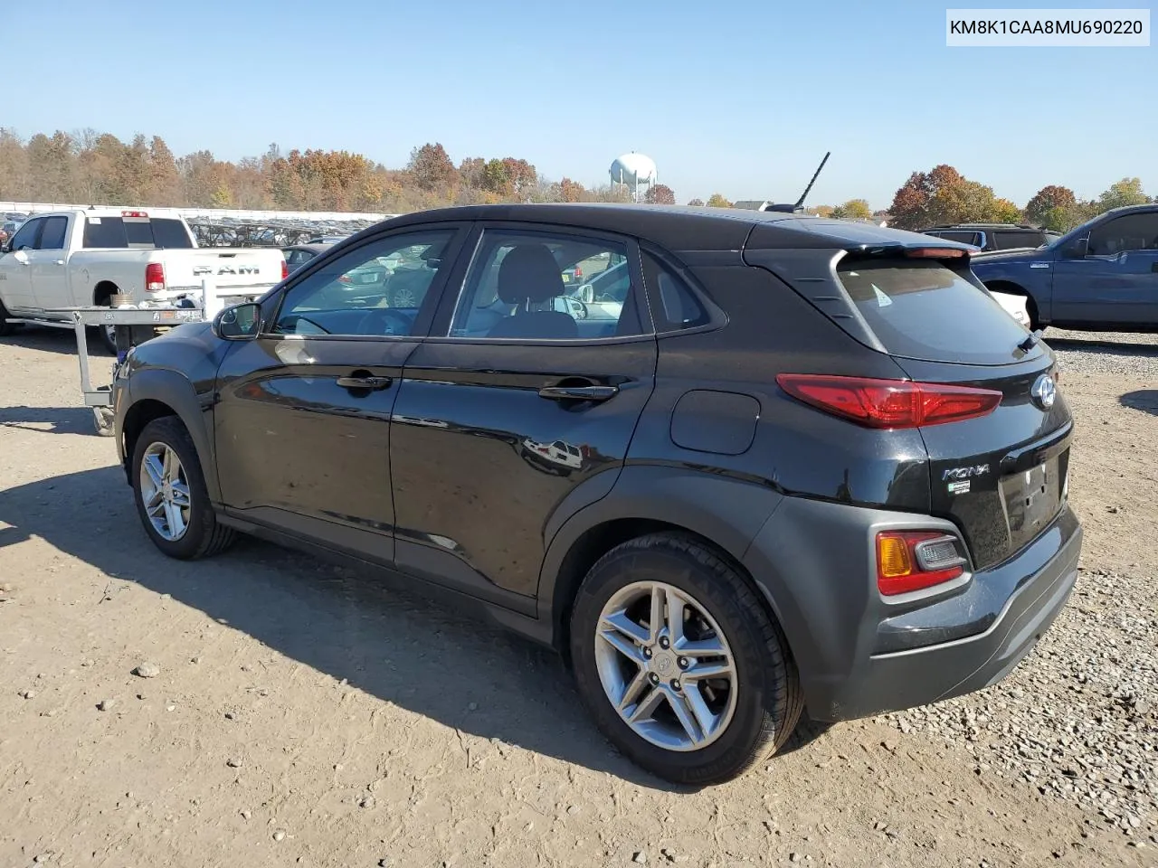 2021 Hyundai Kona Se VIN: KM8K1CAA8MU690220 Lot: 75522024