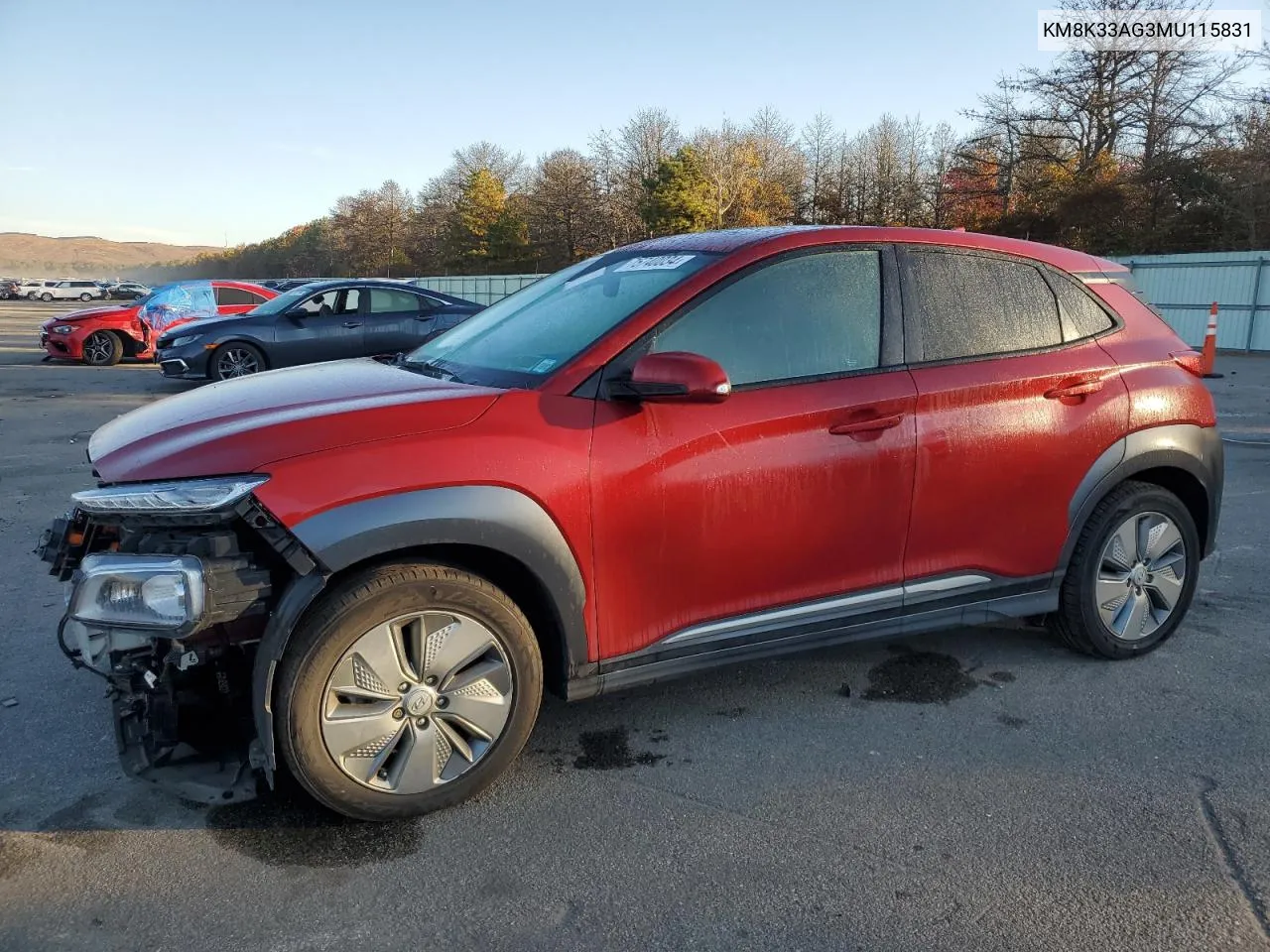 KM8K33AG3MU115831 2021 Hyundai Kona Limited