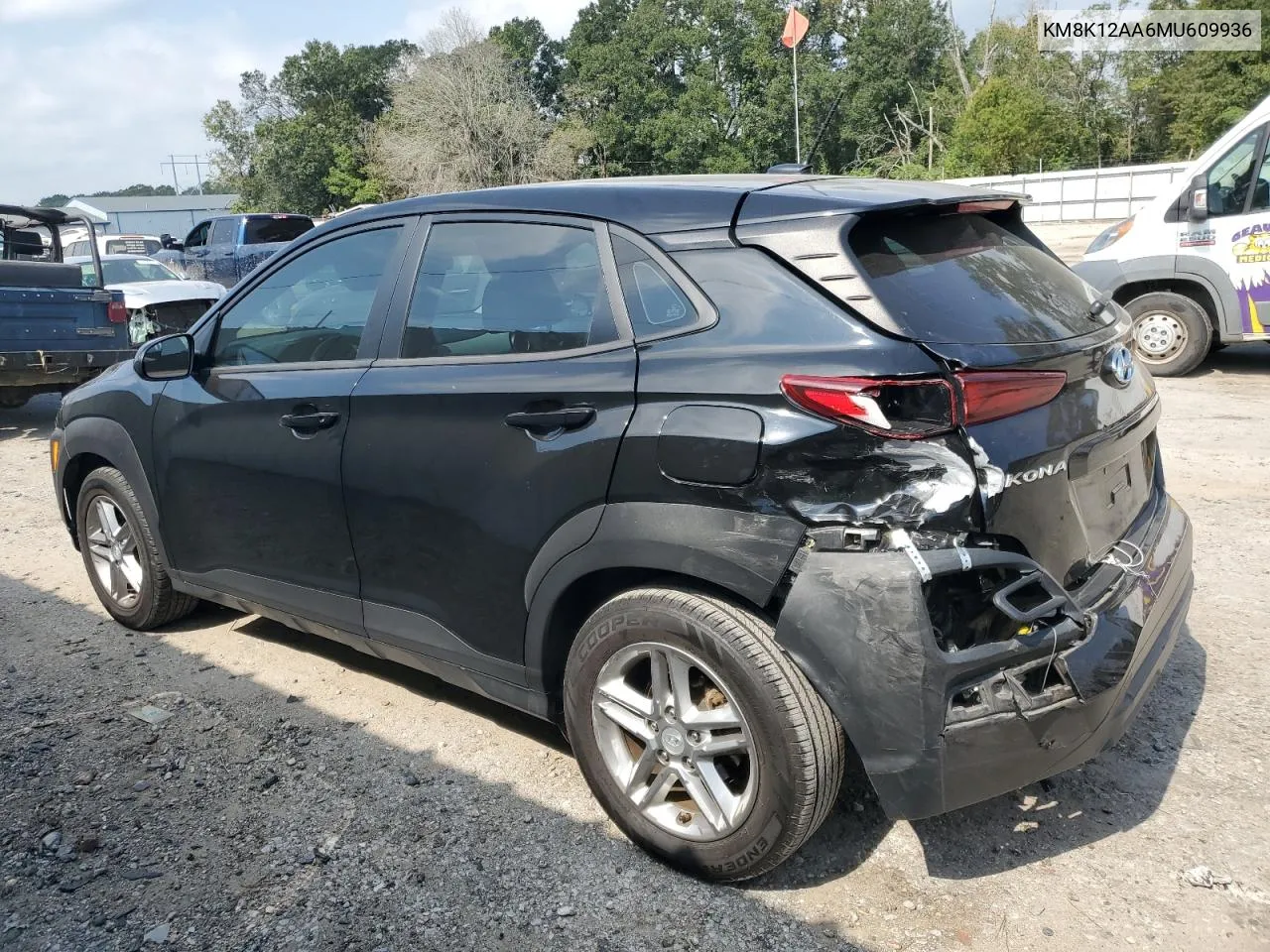 2021 Hyundai Kona Se VIN: KM8K12AA6MU609936 Lot: 75883944