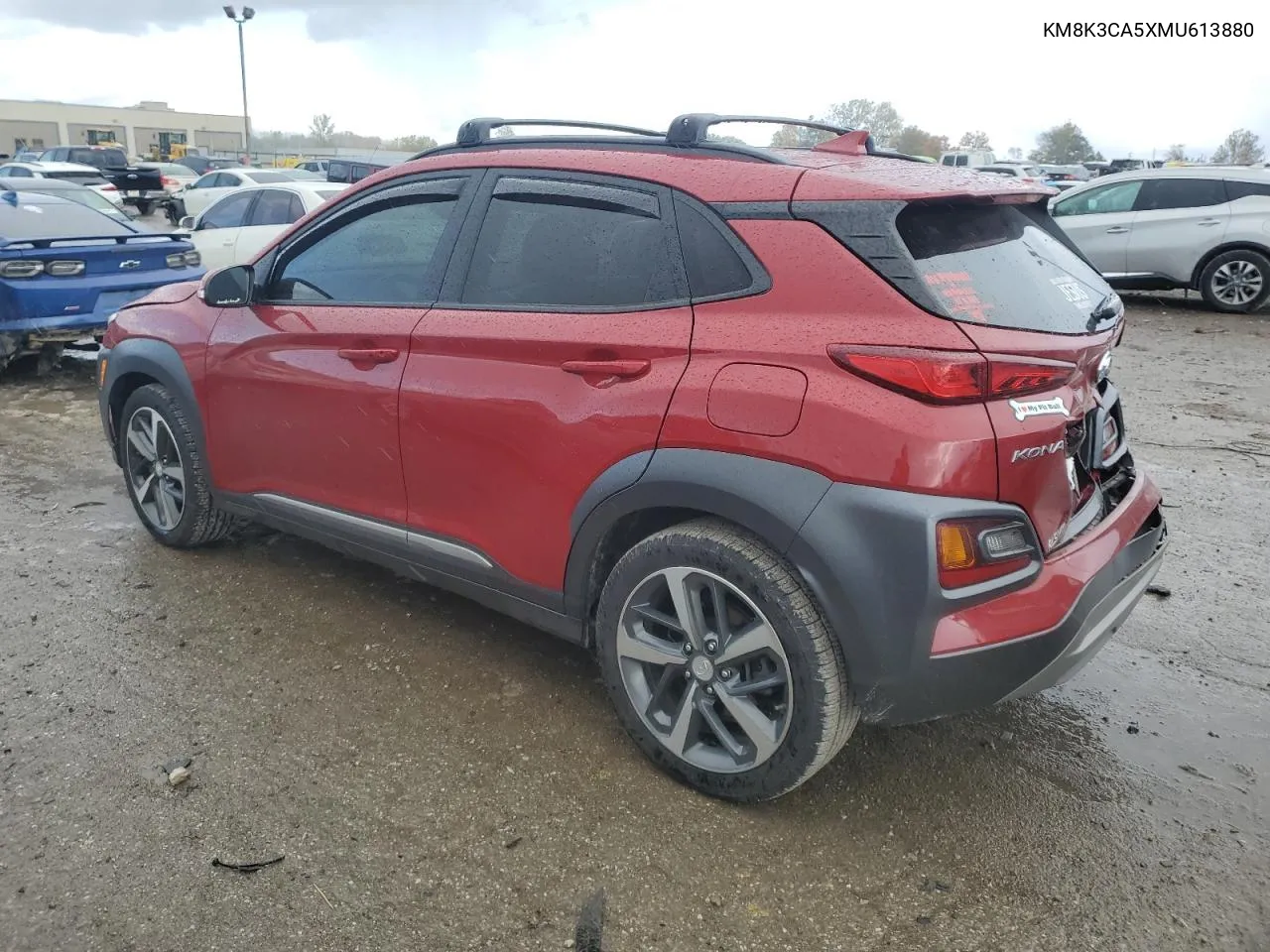 2021 Hyundai Kona Limited VIN: KM8K3CA5XMU613880 Lot: 76347574