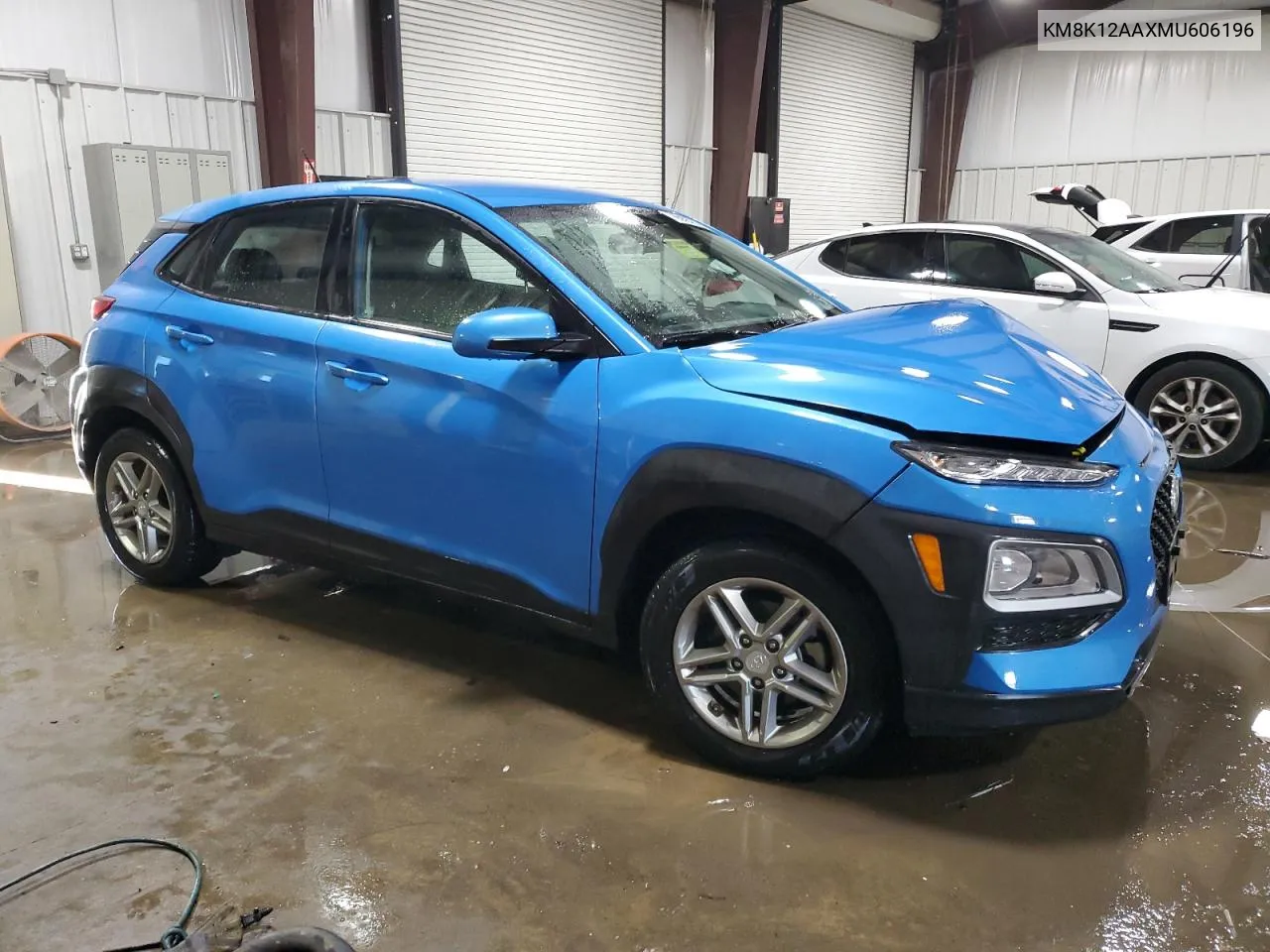 2021 Hyundai Kona Se VIN: KM8K12AAXMU606196 Lot: 76509434