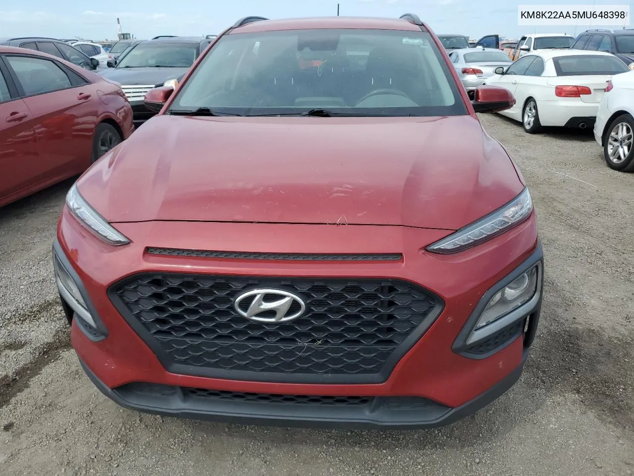 2021 Hyundai Kona Sel VIN: KM8K22AA5MU648398 Lot: 76536854