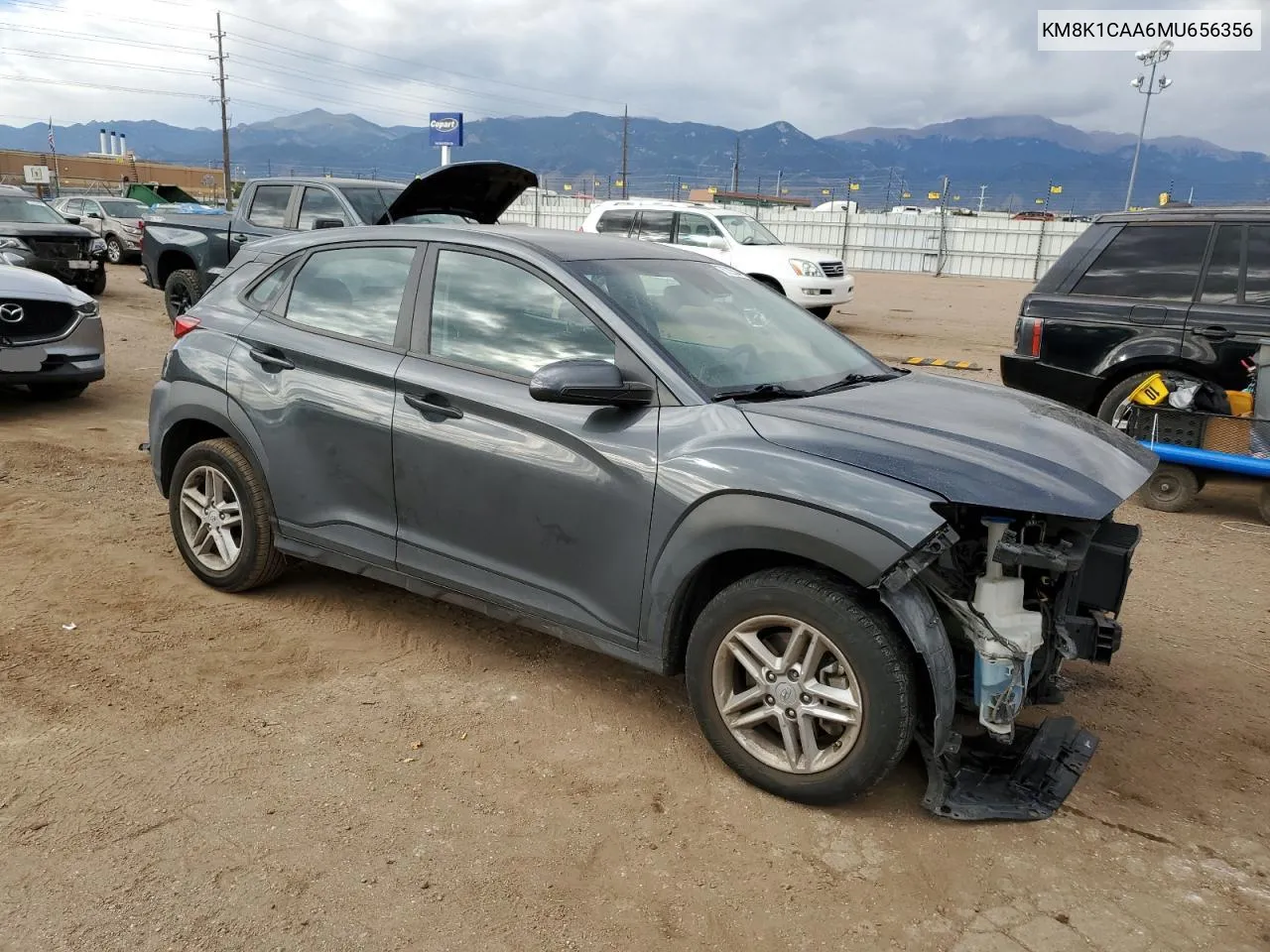 2021 Hyundai Kona Se VIN: KM8K1CAA6MU656356 Lot: 76728564