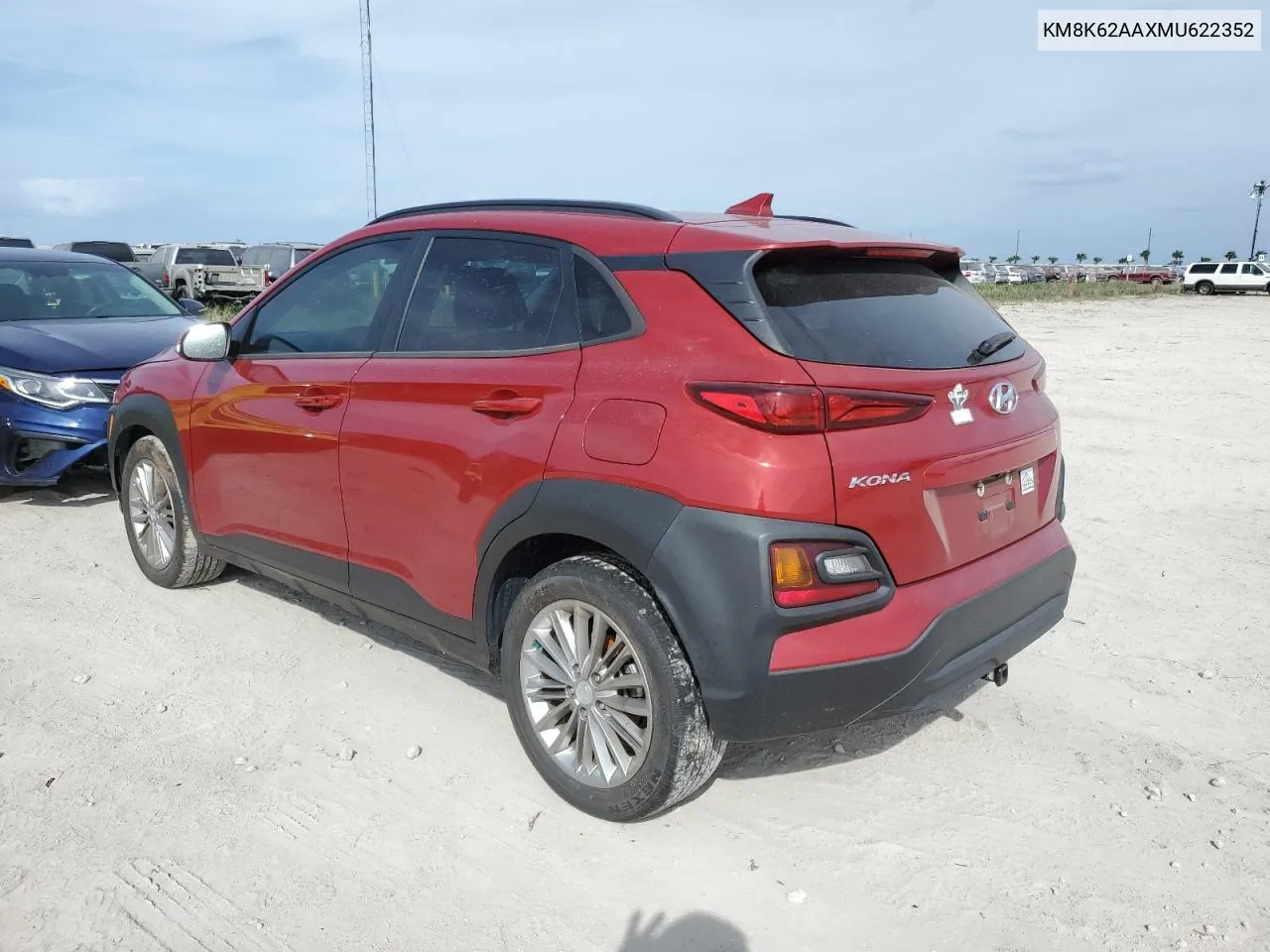 KM8K62AAXMU622352 2021 Hyundai Kona Sel Plus