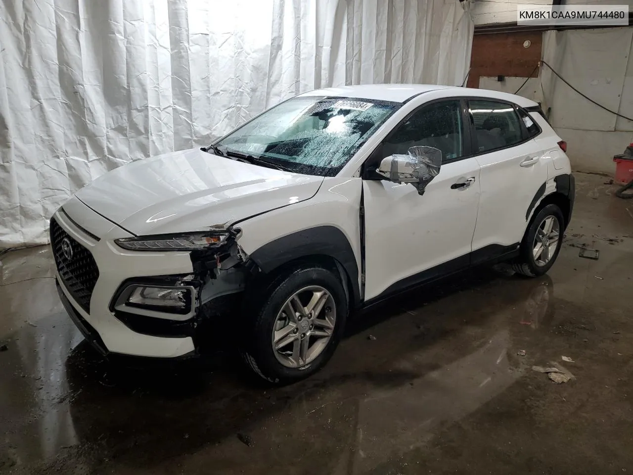 2021 Hyundai Kona Se VIN: KM8K1CAA9MU744480 Lot: 76956084