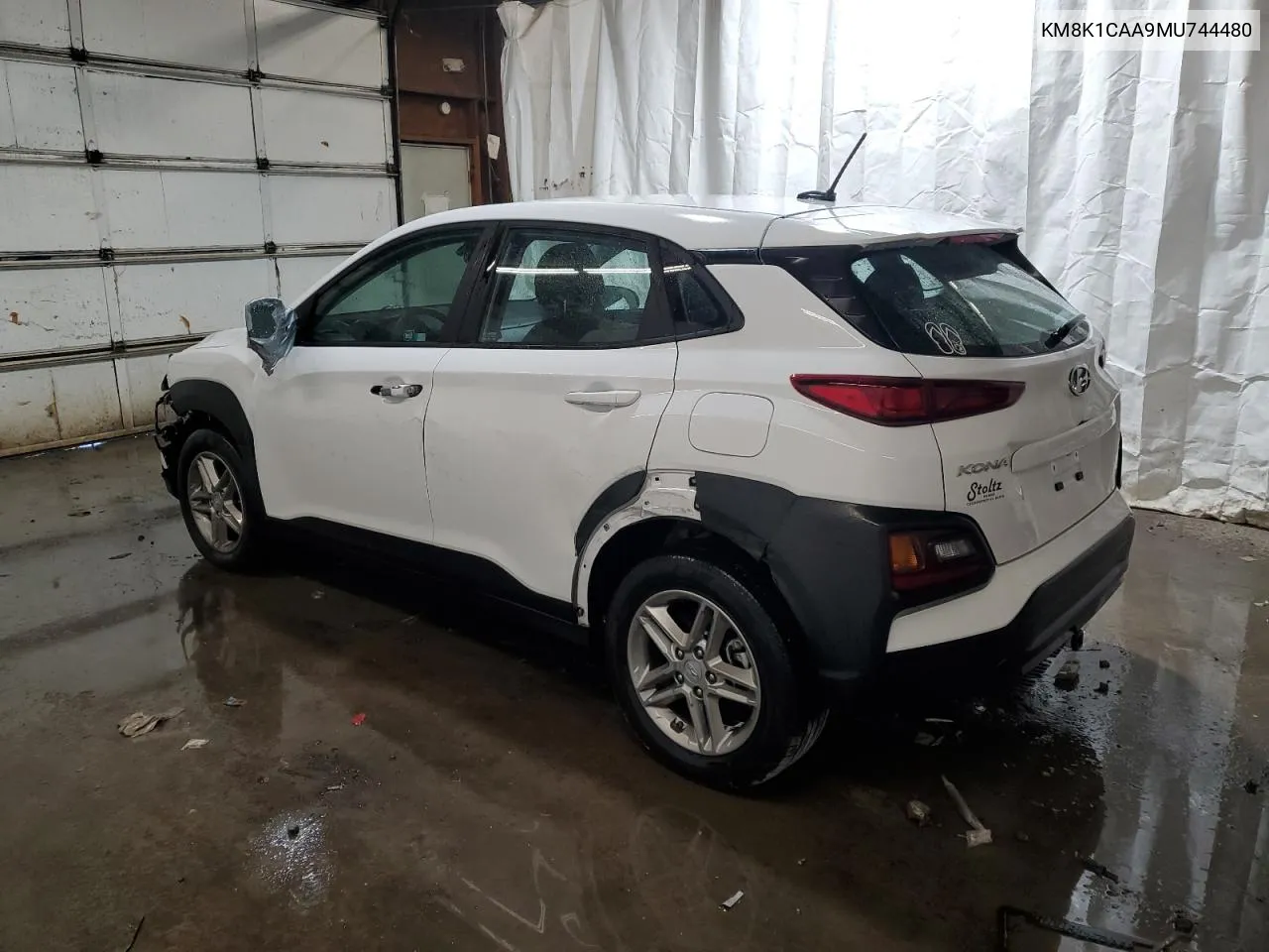 2021 Hyundai Kona Se VIN: KM8K1CAA9MU744480 Lot: 76956084