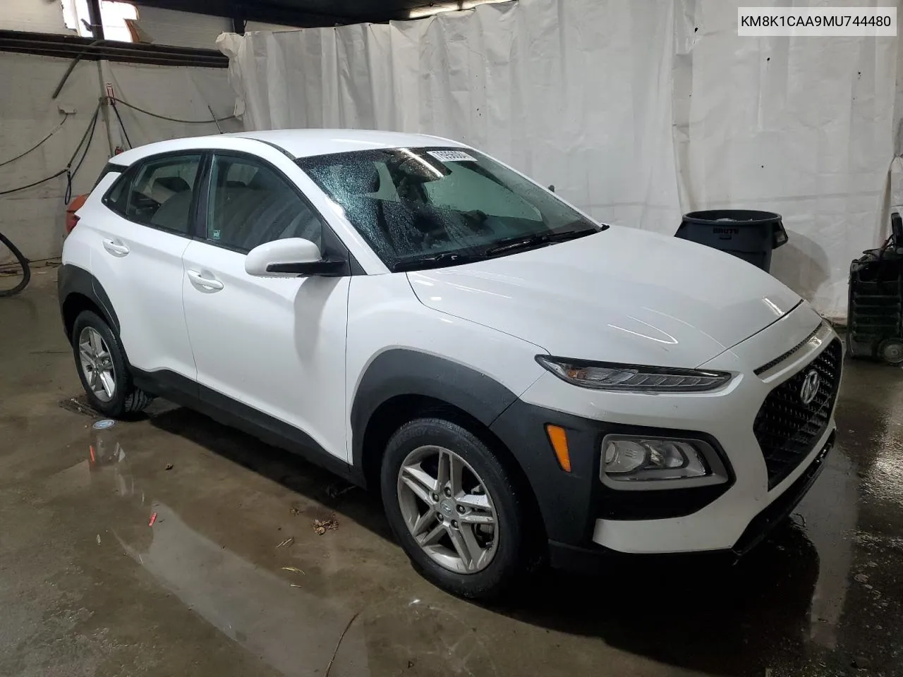 2021 Hyundai Kona Se VIN: KM8K1CAA9MU744480 Lot: 76956084