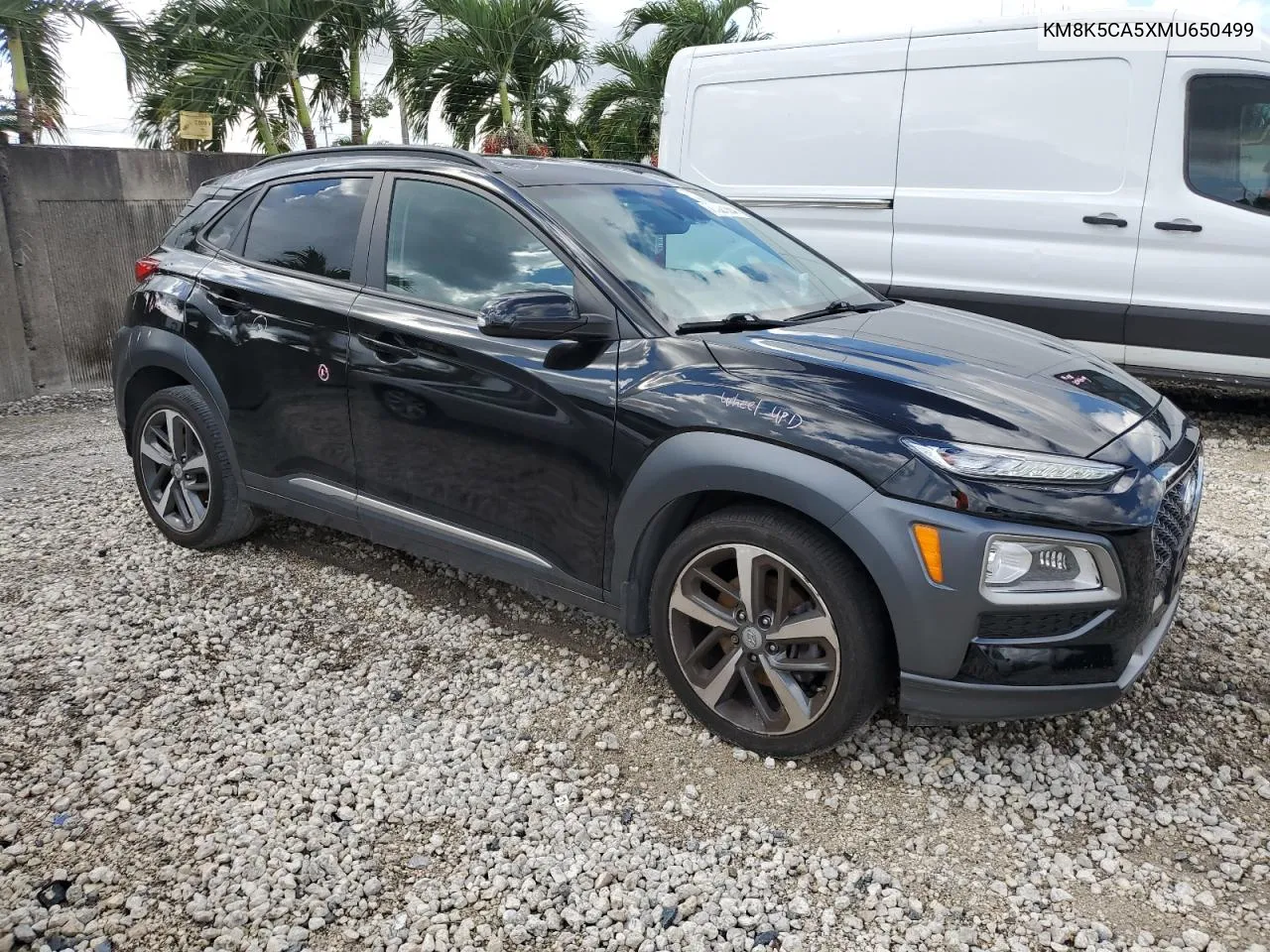 2021 Hyundai Kona Ultimate VIN: KM8K5CA5XMU650499 Lot: 77021864