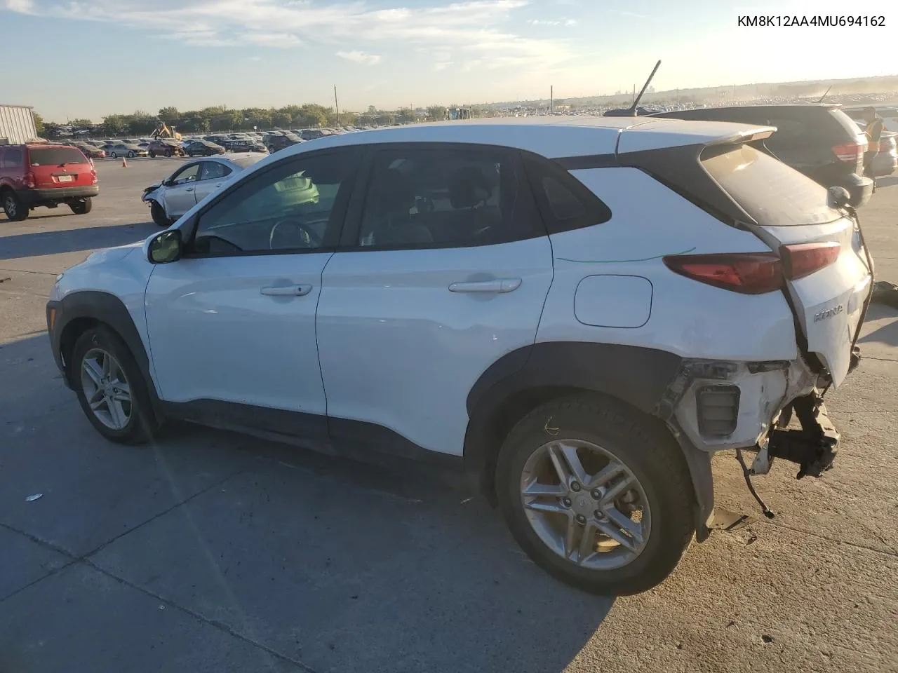 2021 Hyundai Kona Se VIN: KM8K12AA4MU694162 Lot: 77149114