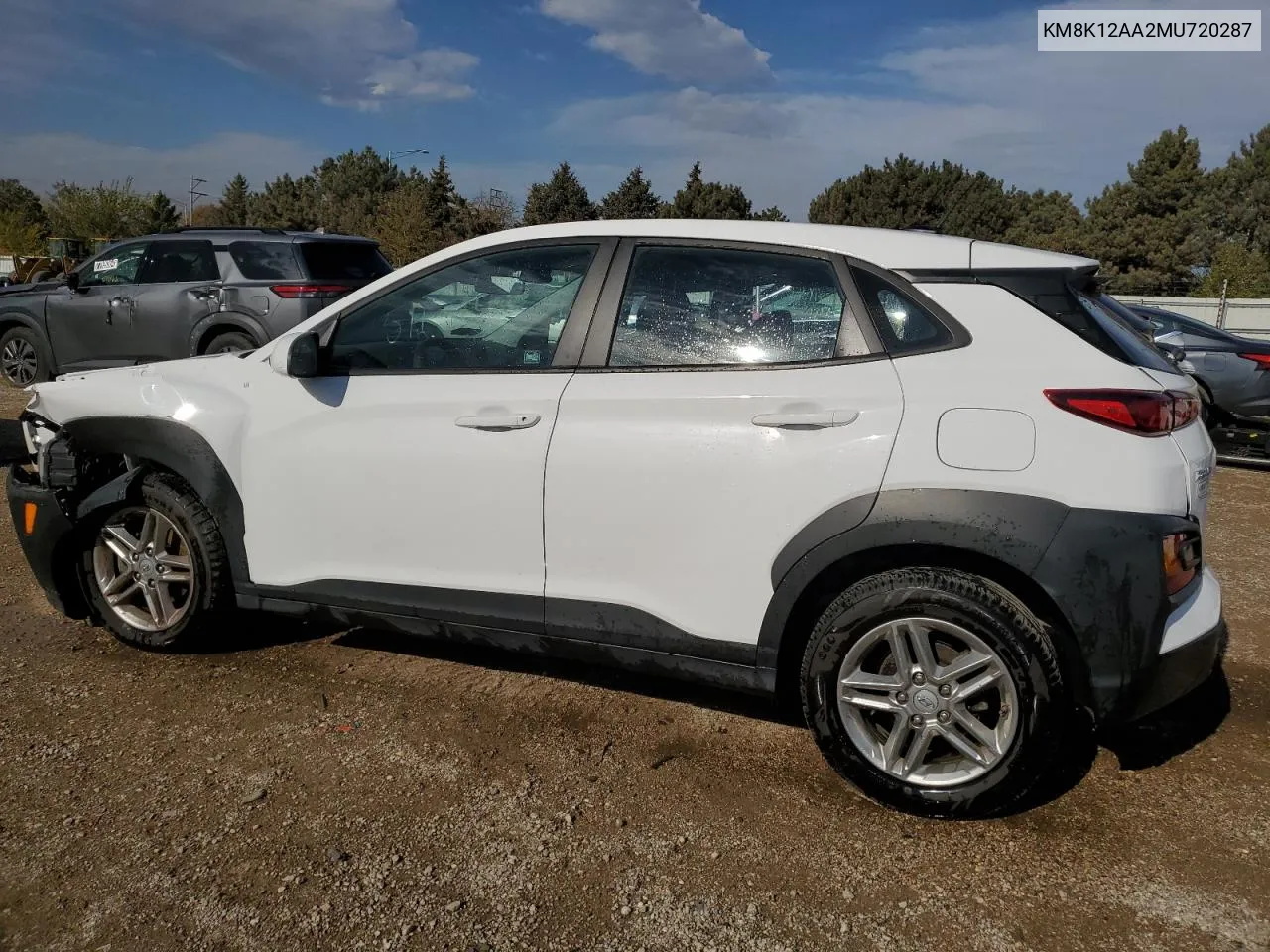 KM8K12AA2MU720287 2021 Hyundai Kona Se