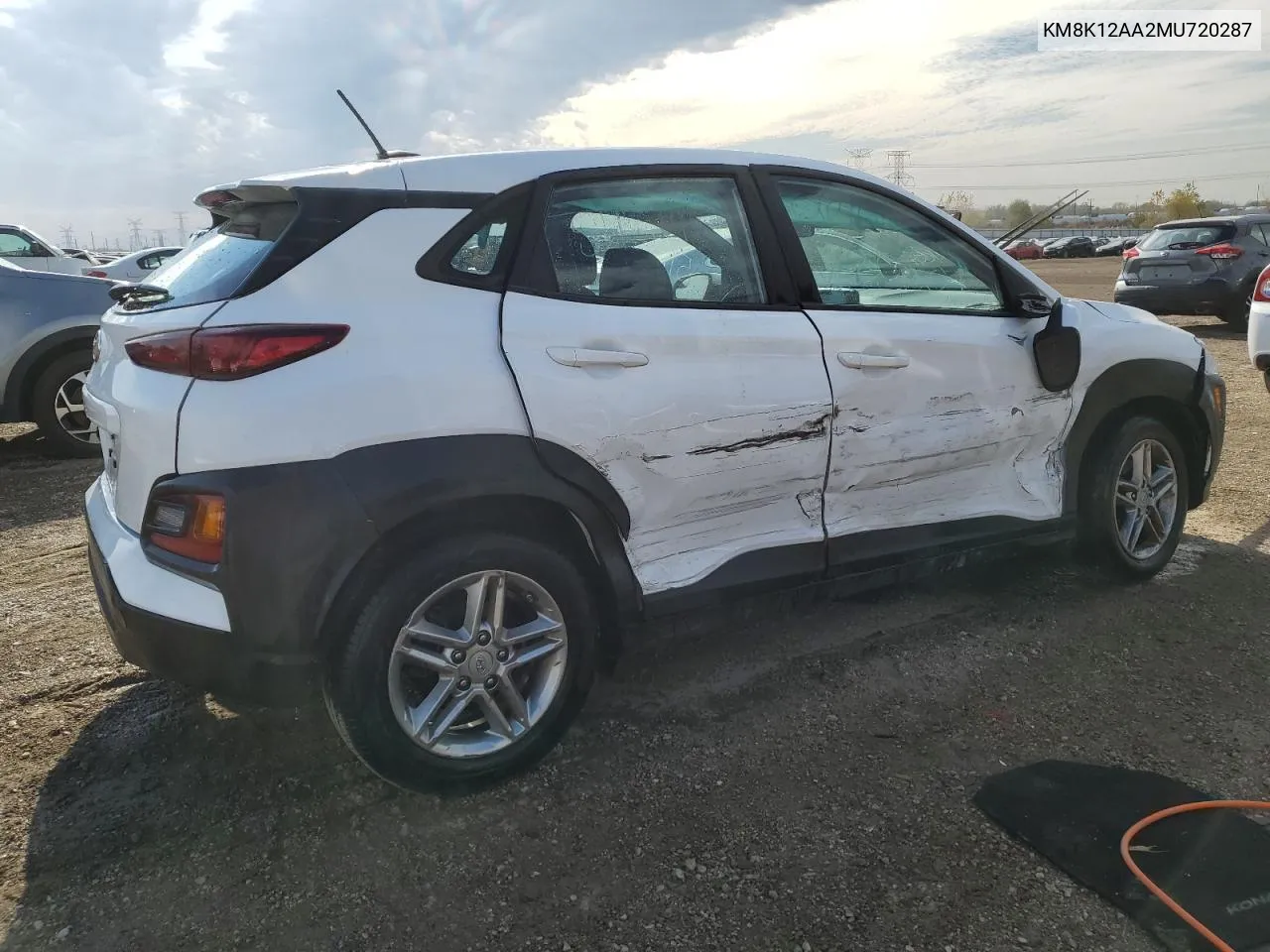 KM8K12AA2MU720287 2021 Hyundai Kona Se