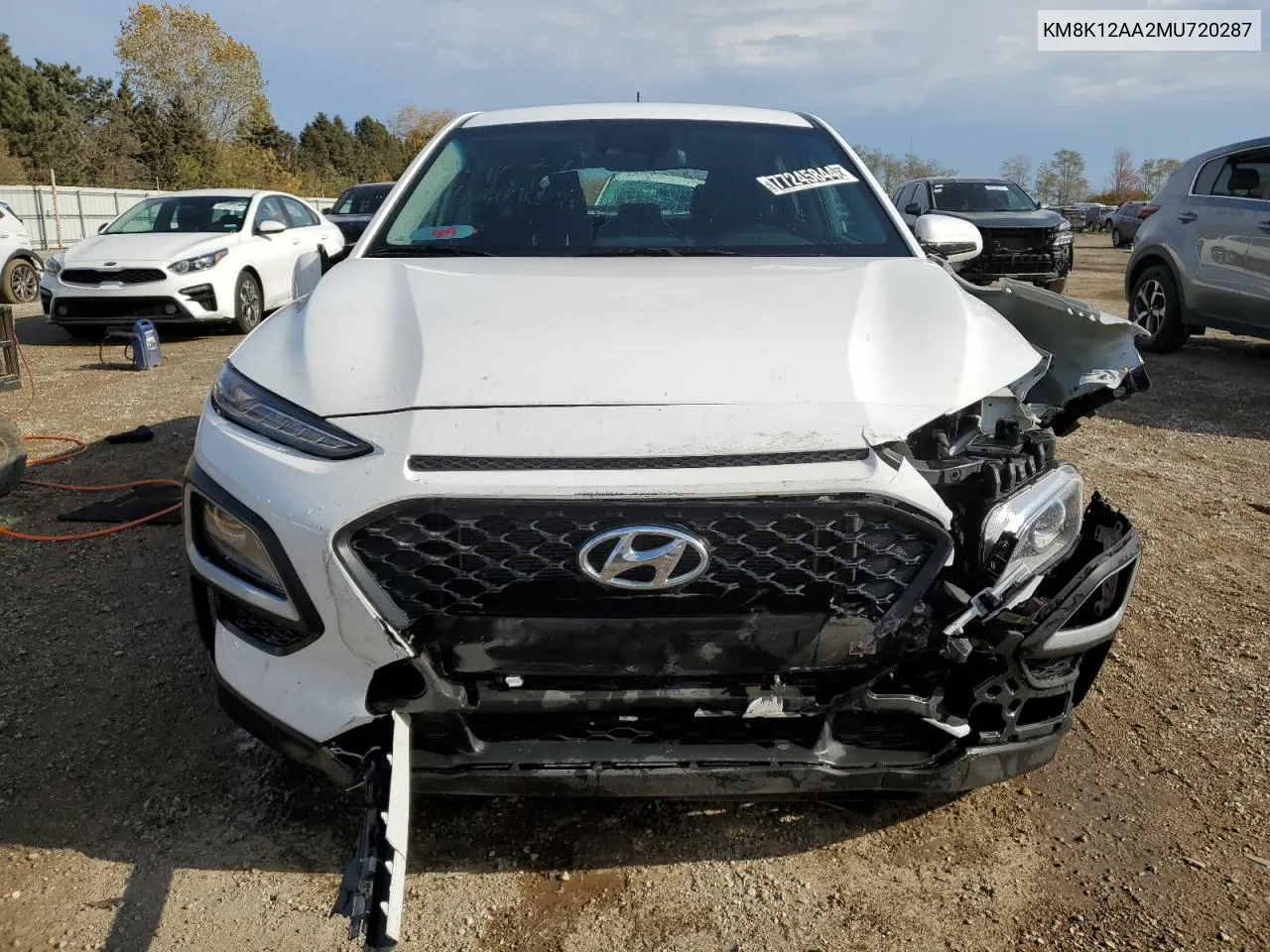 KM8K12AA2MU720287 2021 Hyundai Kona Se