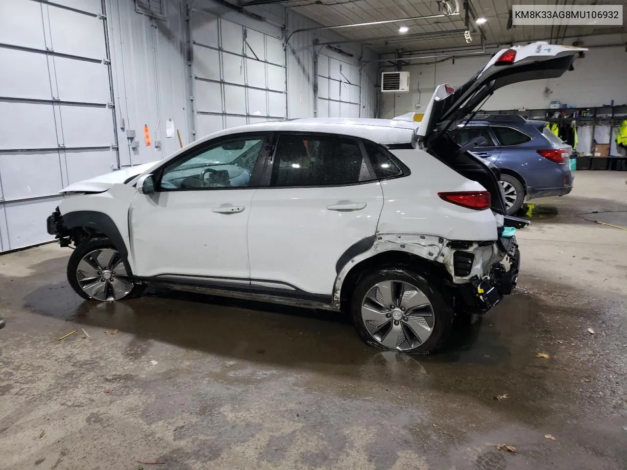 2021 Hyundai Kona Limited VIN: KM8K33AG8MU106932 Lot: 77342574