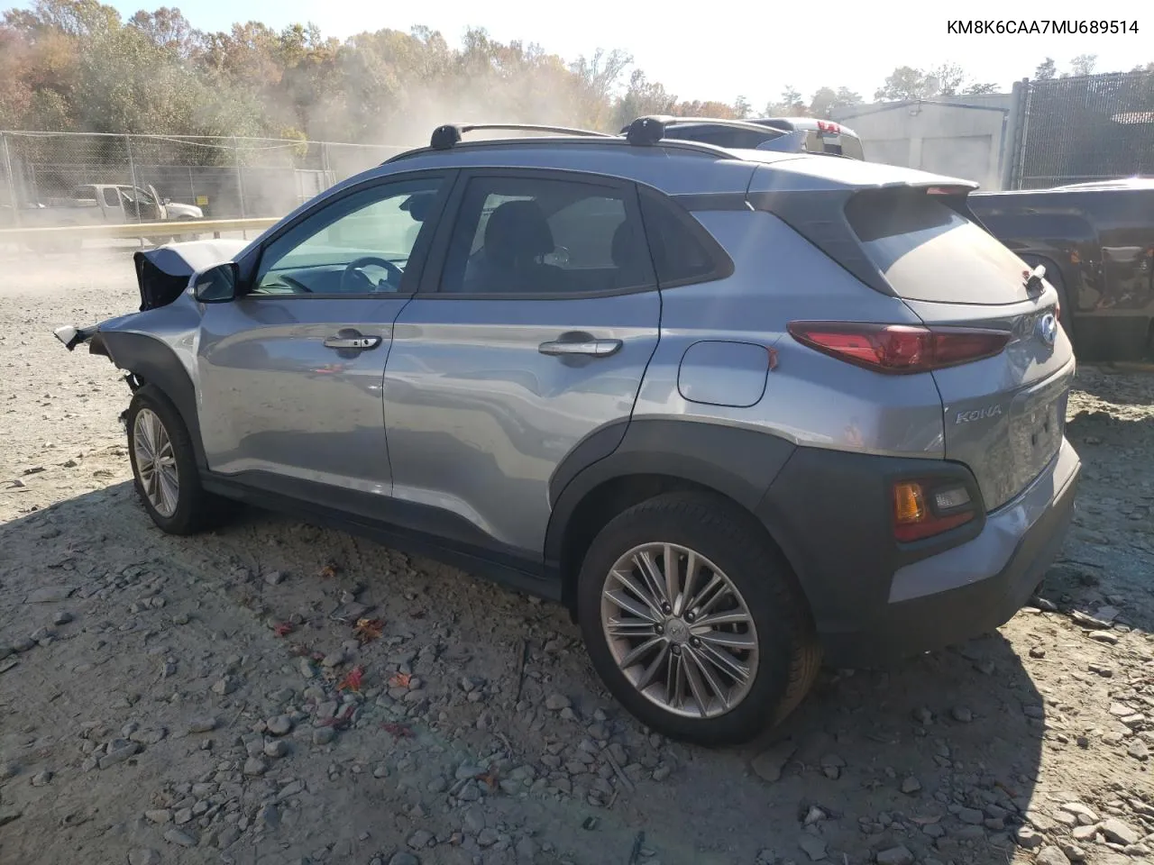 2021 Hyundai Kona Sel Plus VIN: KM8K6CAA7MU689514 Lot: 77520834