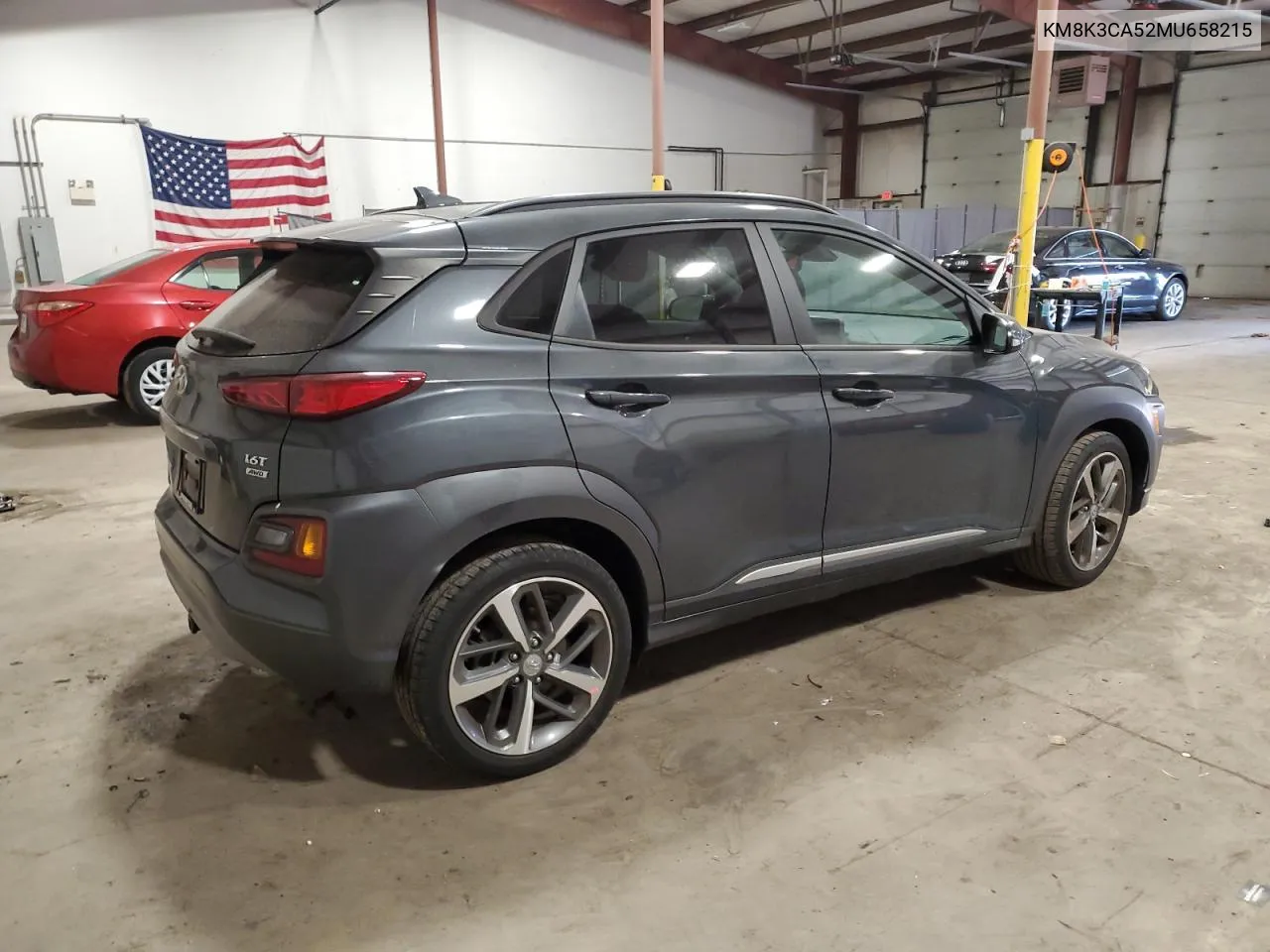 2021 Hyundai Kona Limited VIN: KM8K3CA52MU658215 Lot: 78149434