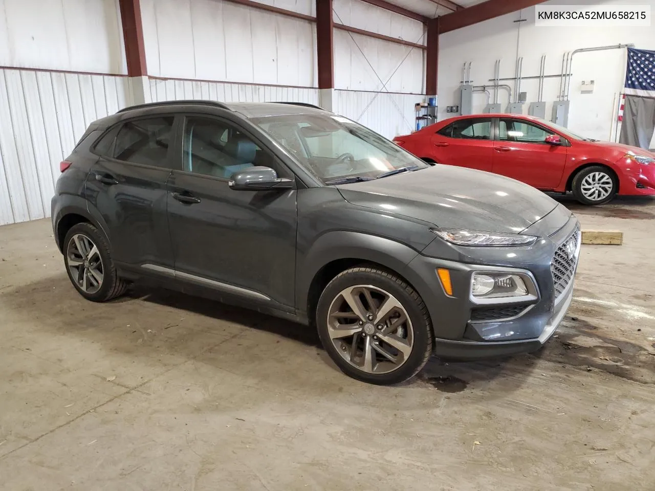 2021 Hyundai Kona Limited VIN: KM8K3CA52MU658215 Lot: 78149434