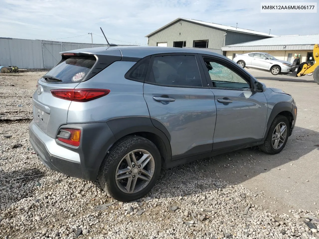 2021 Hyundai Kona Se VIN: KM8K12AA6MU606177 Lot: 78181274